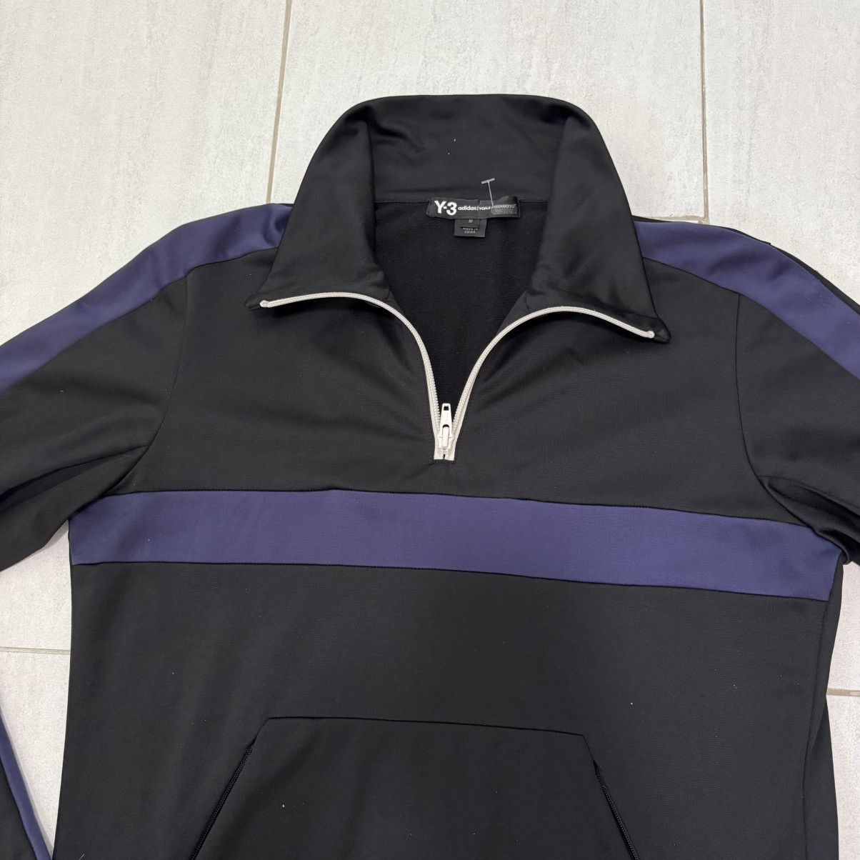 Y-3 Y-3 Adidas x Yohji Yamamoto FIREBIRD Black & Purple 1/2 Zip Size US M / EU 48-50 / 2 - 7 Thumbnail