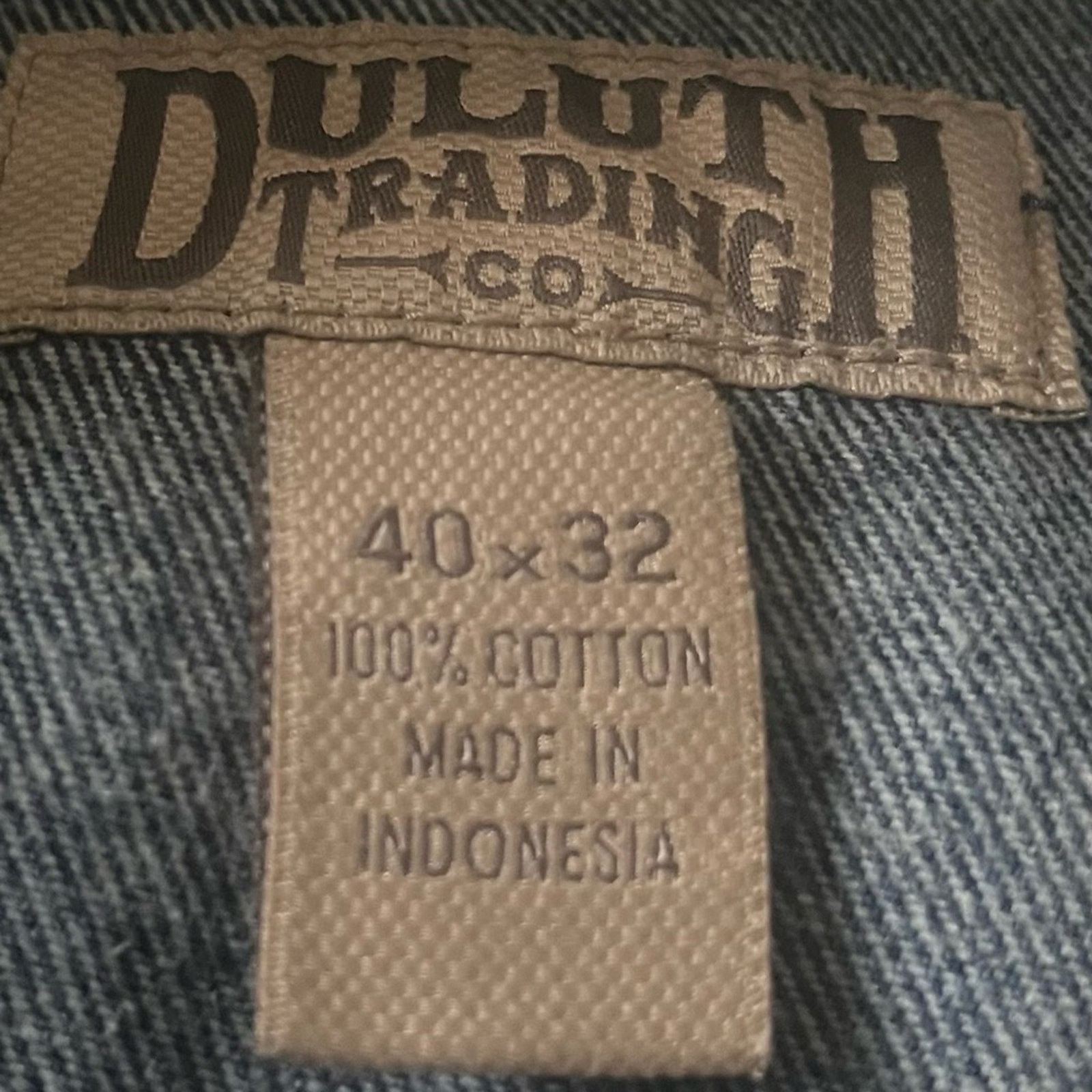 Duluth Trading Company Duluth Trading Co jeans, size 40x32 with an 11” rise. Size US 40 / EU 56 - 2 Thumbnail