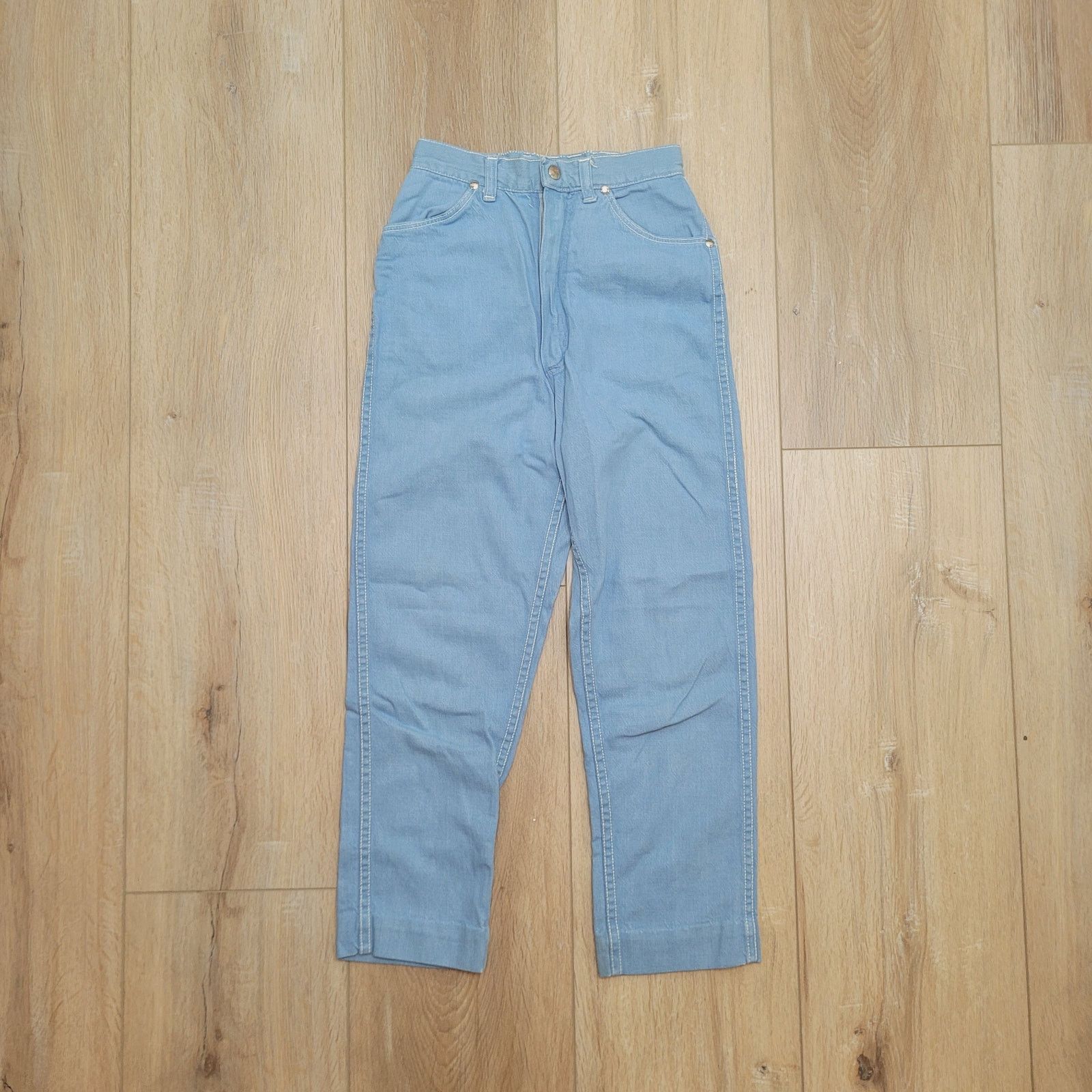Wrangler Vintage 70s Wrangler Blue Bell Ankle Jeans Womens 25 (Sz 2) Size 26" / US 2 / IT 38 - 1 Thumbnail