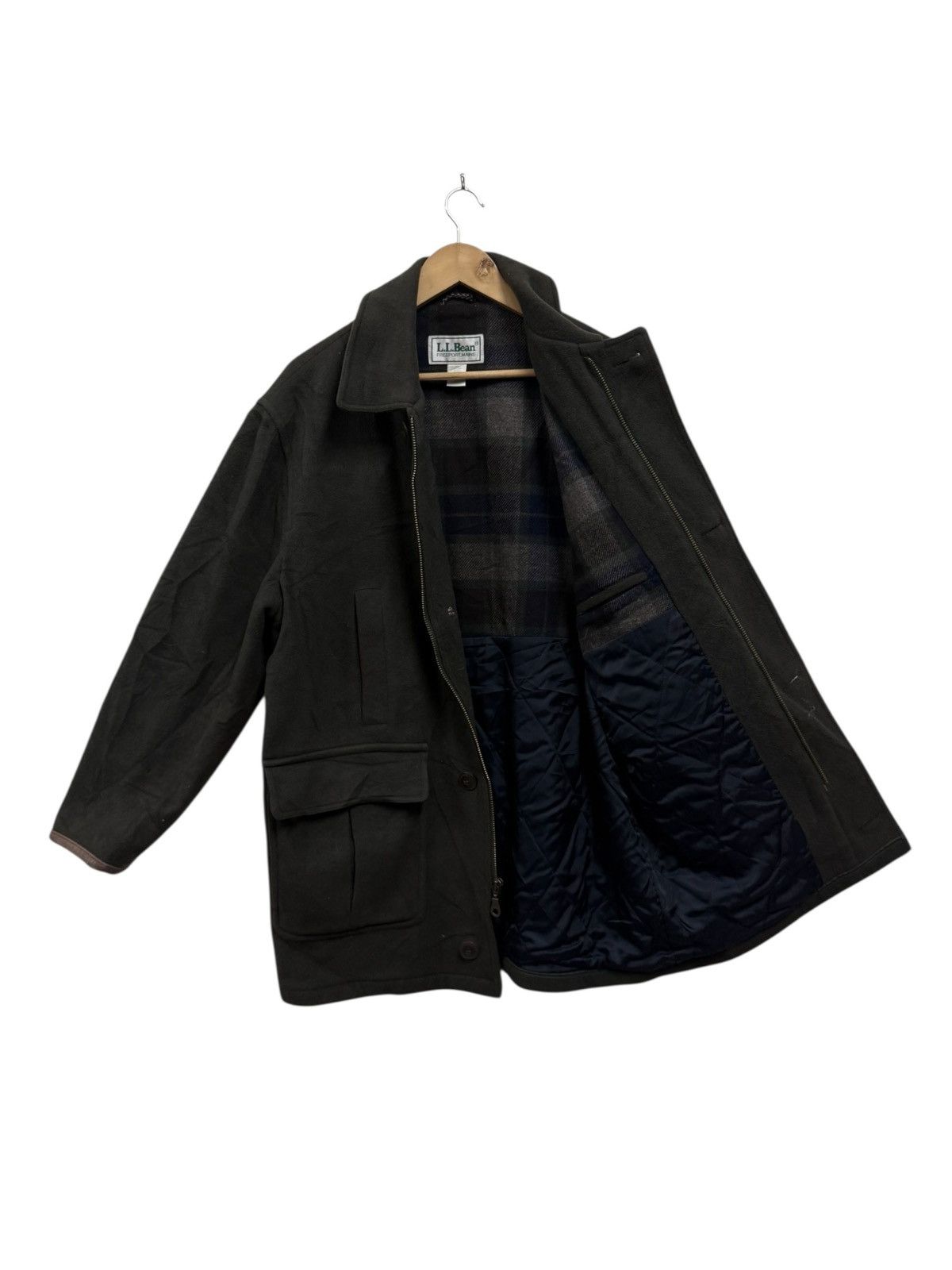 L.L. Bean Vintage 90s L.L Bean Wool Jacket Size US XL / EU 56 / 4 - 2 Thumbnail