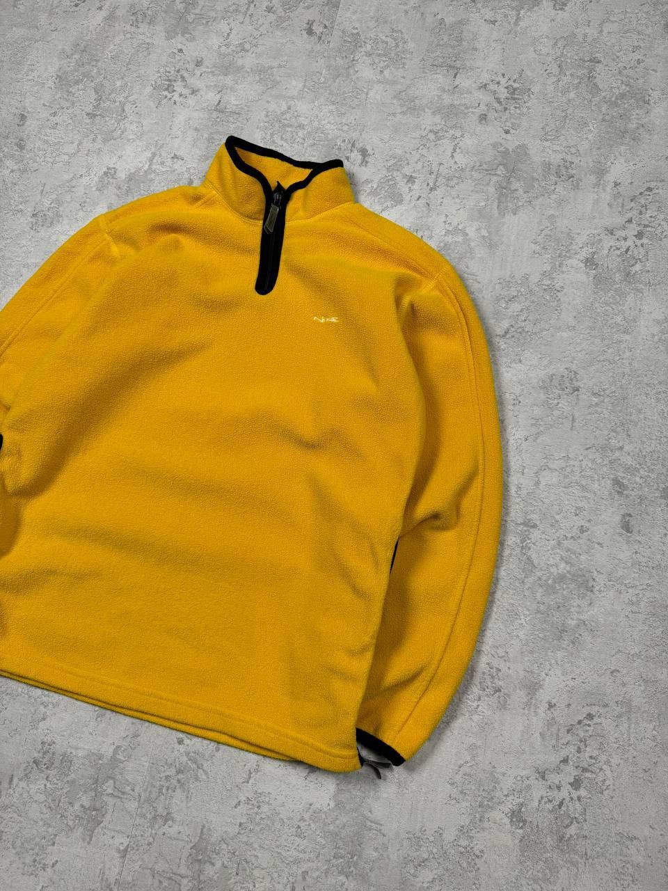 Nike Vintage Nike 1/4 Zip Yellow Fleece Size S Size US S / EU 44-46 / 1 - 2 Thumbnail