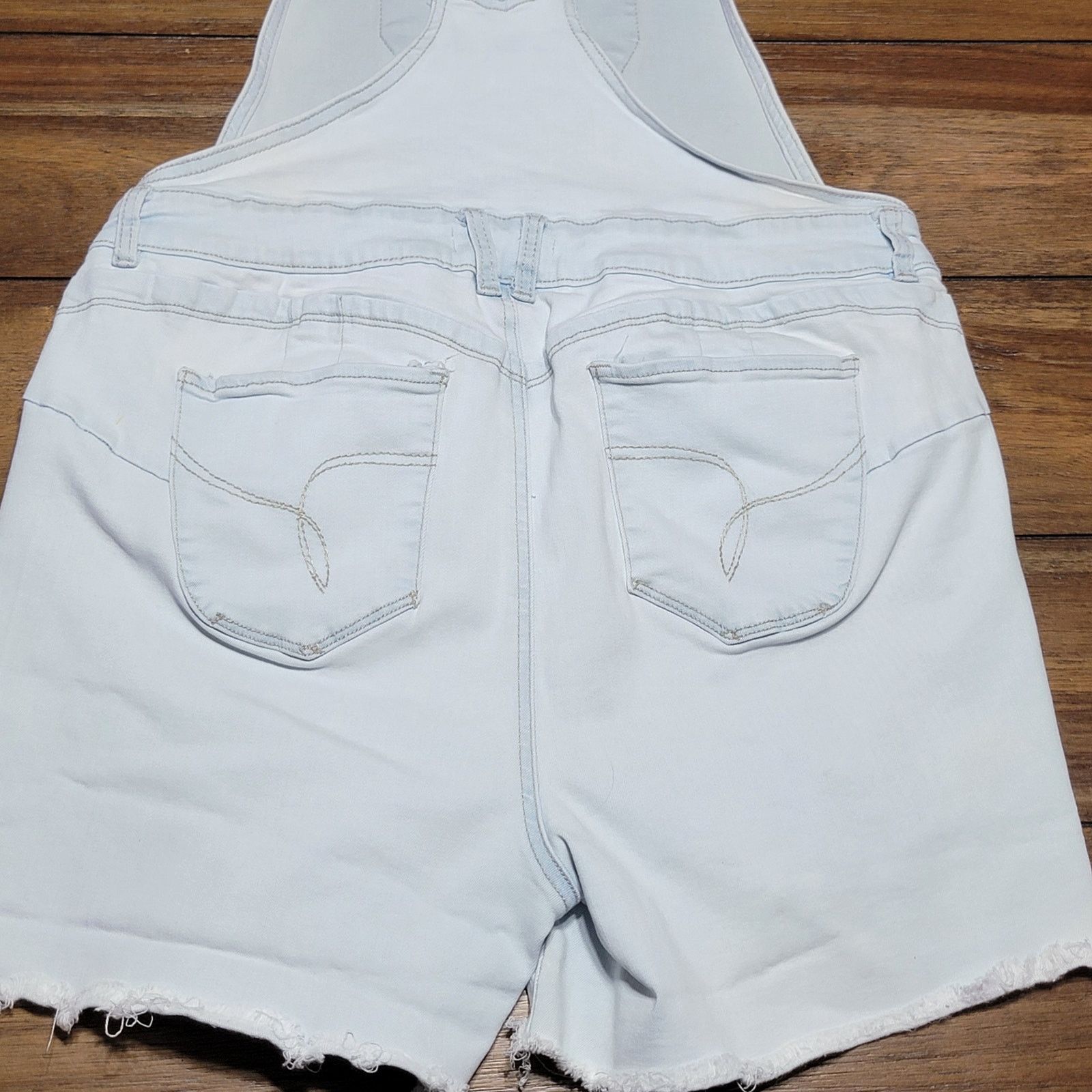 Other YMI Curvy Fit Light Wash Denim Shortalls - Size 15/32 Size 33" - 6 Thumbnail