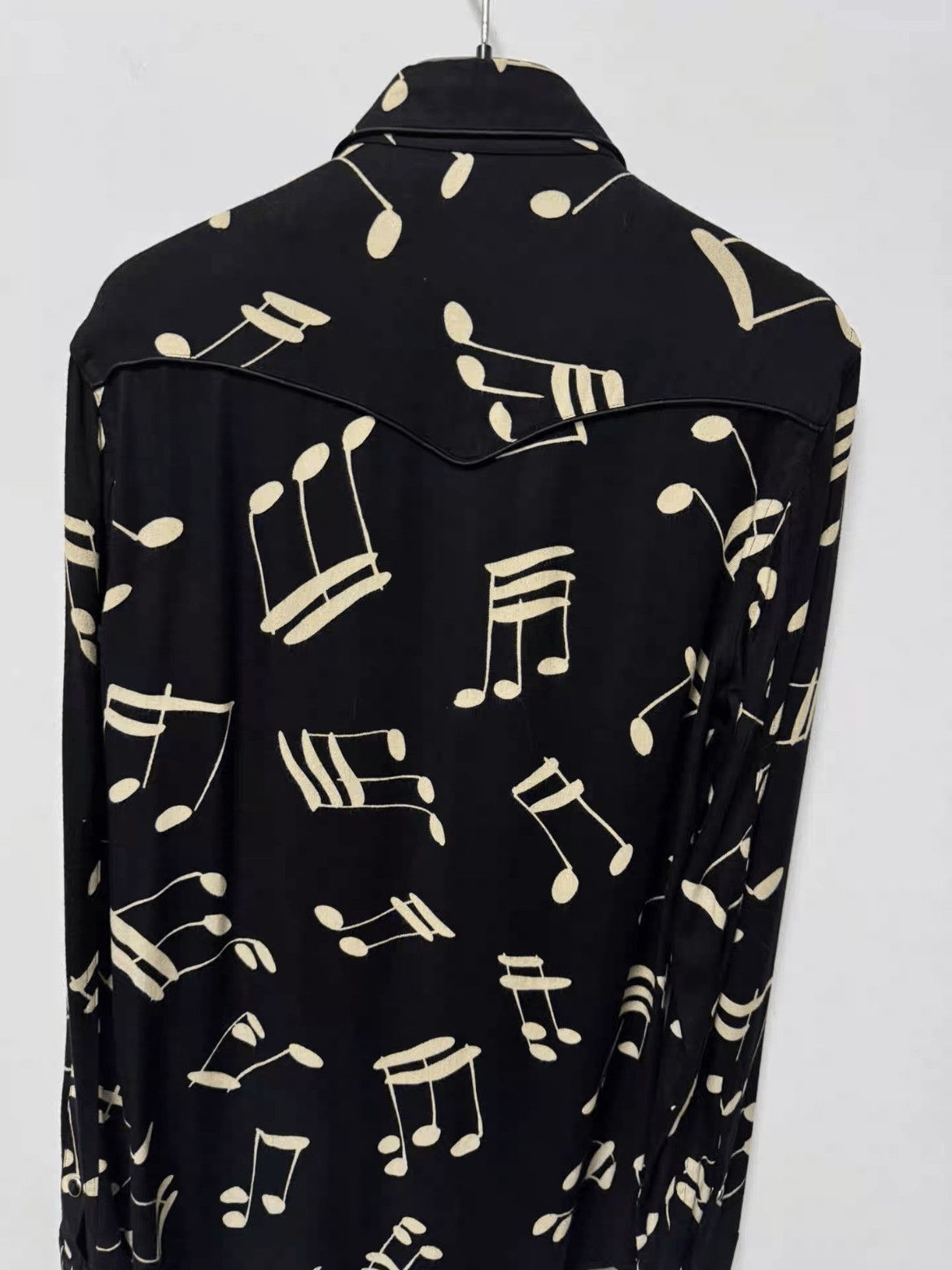 Saint Laurent Paris Saint Laurent Paris by Hedi 16AW Musical Letter Shirt-2508 Size US S / EU 44-46 / 1 - 4 Thumbnail