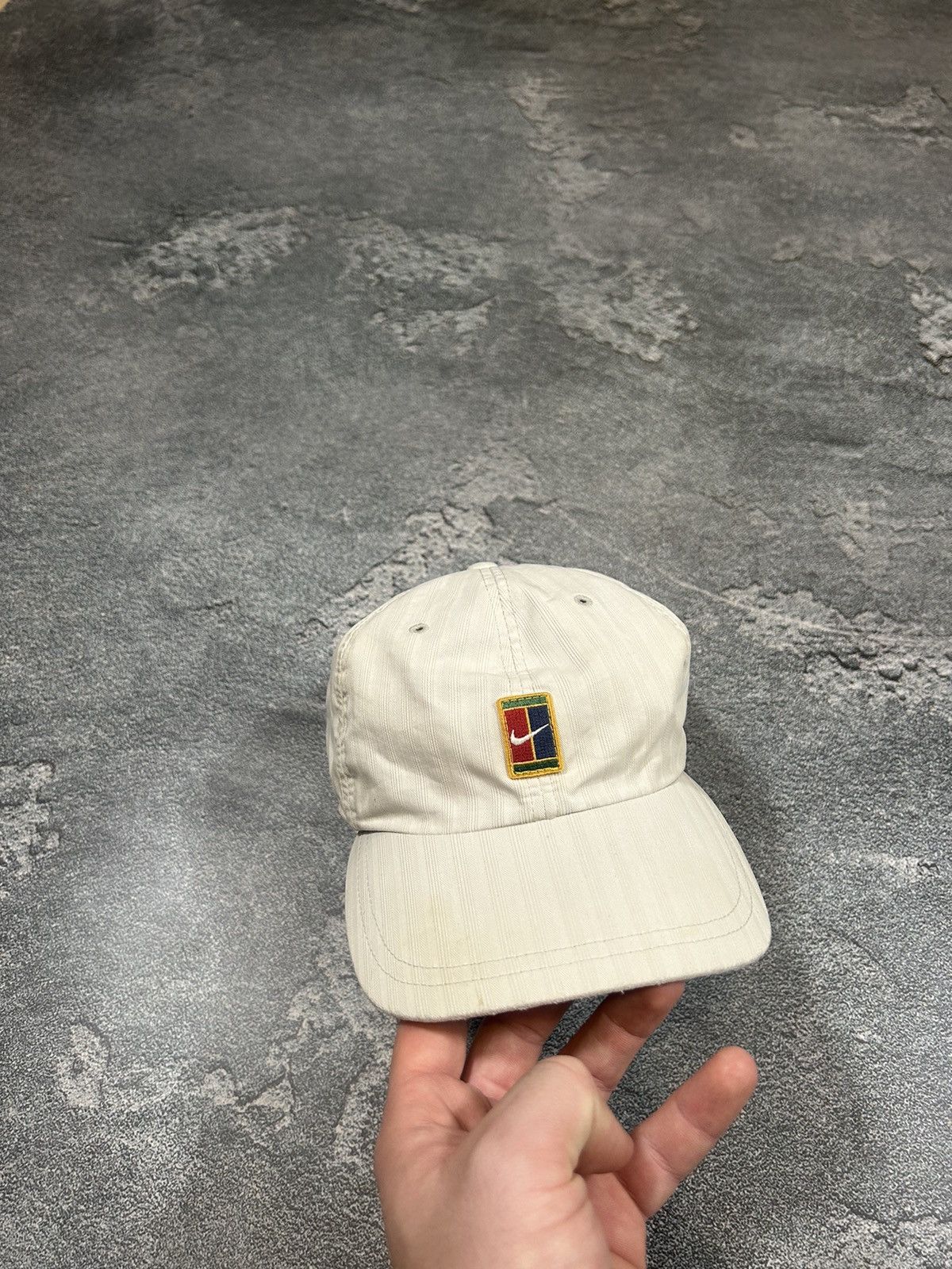 Nike × Vintage Vintage Nike Court White Cap Size ONE SIZE - 1 Thumbnail