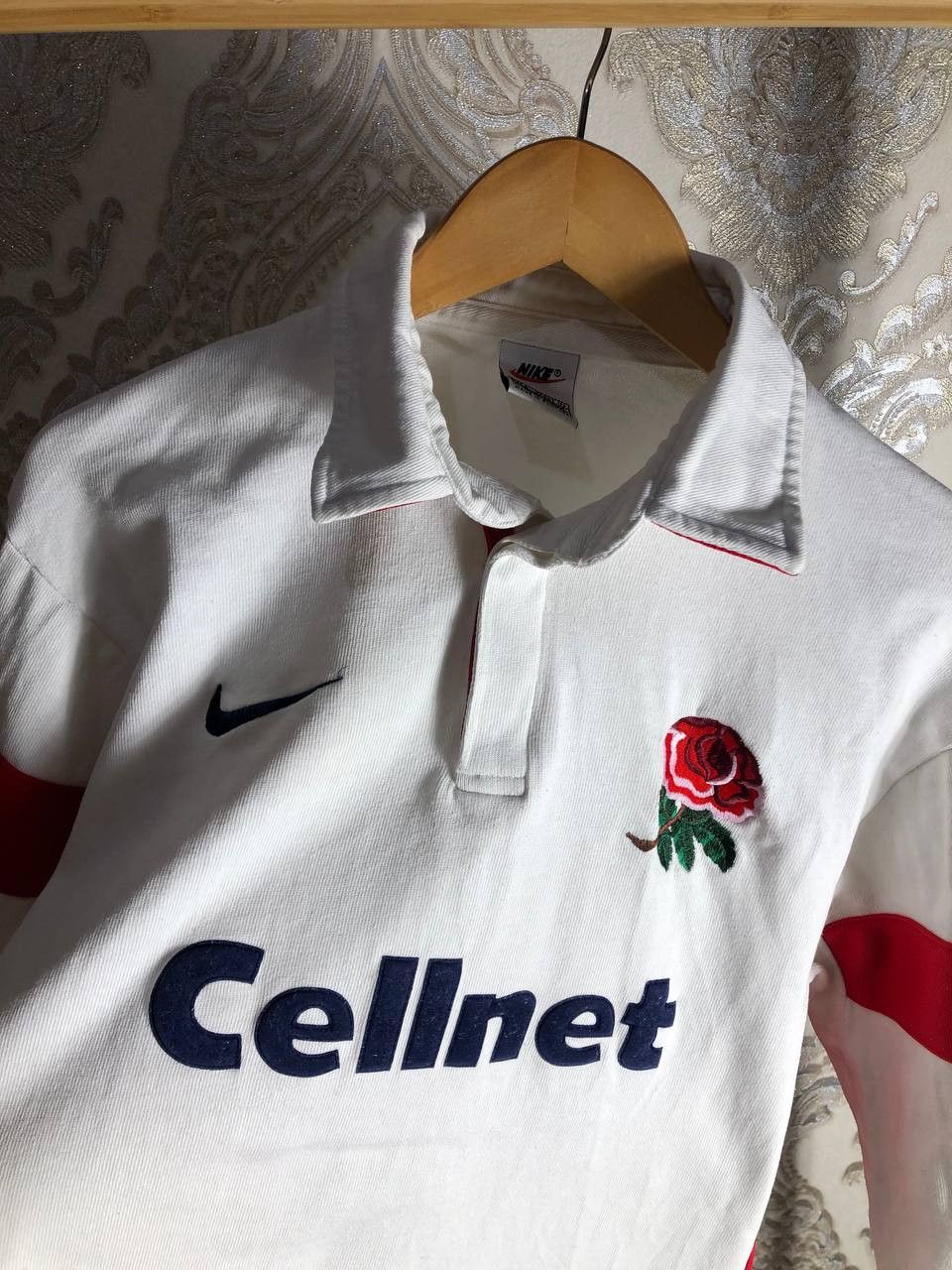 Nike Vintage Nike England Retro Rugby Jersey Football Y2K 90s Size US S / EU 44-46 / 1 - 2 Thumbnail