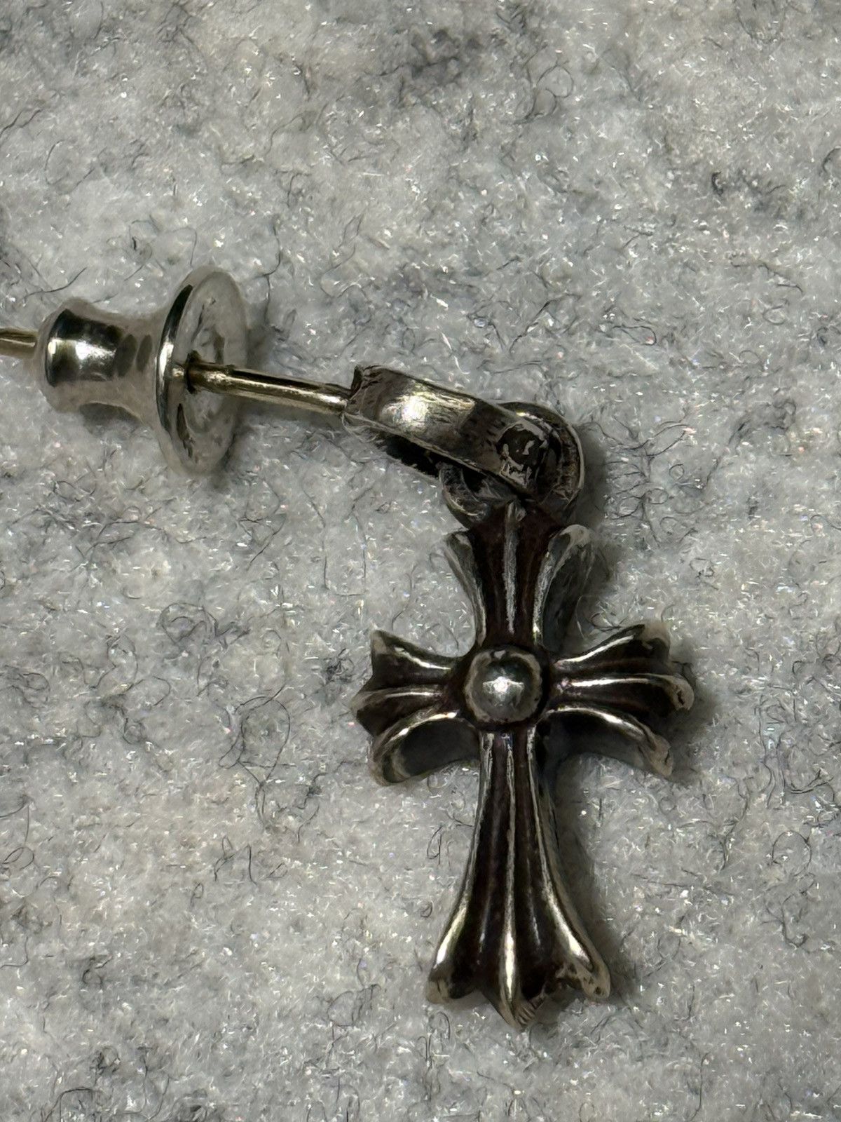 Chrome Hearts Chrome Hearts Diamond Babyfat Earring Silver Size ONE SIZE - 3 Thumbnail