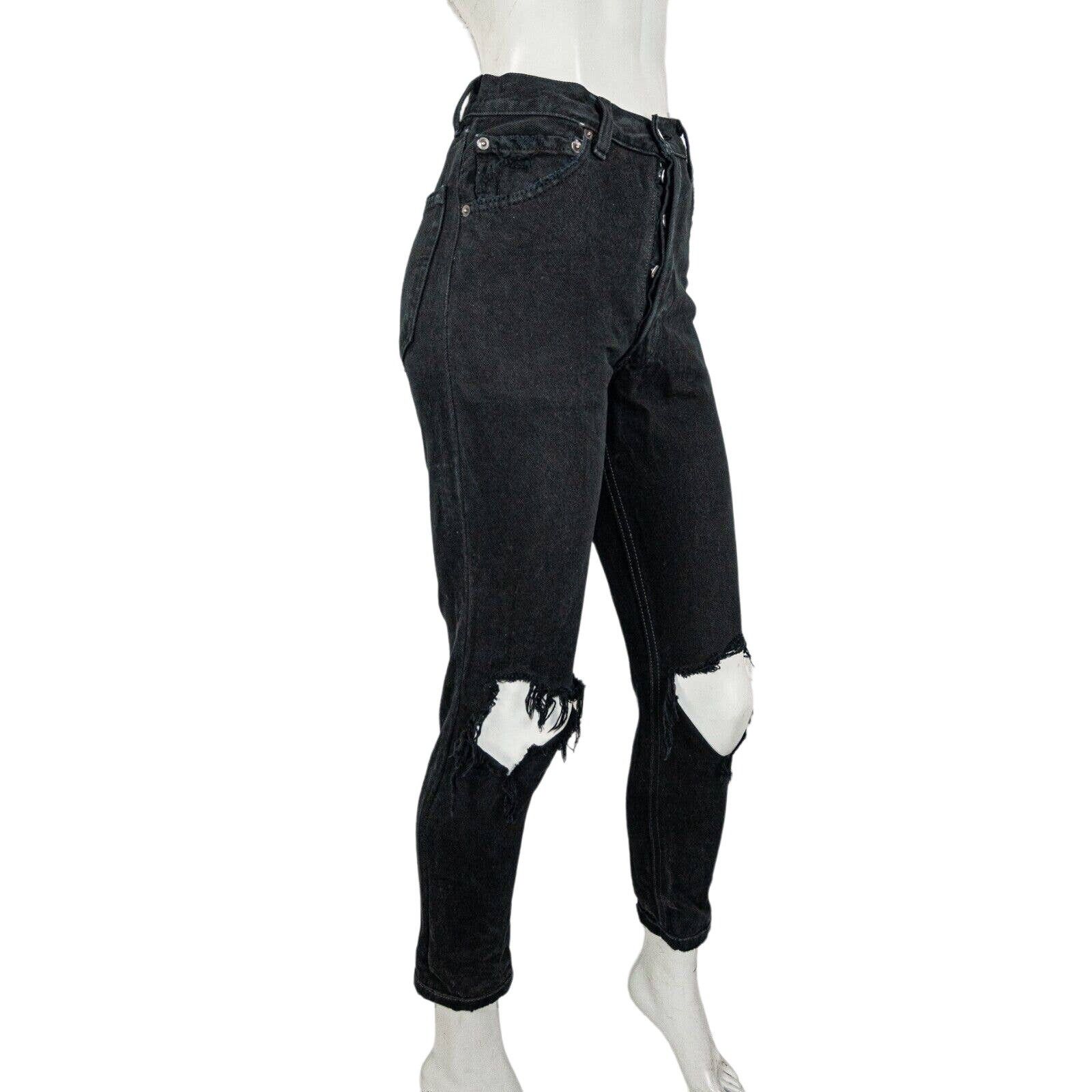 RE/DONE RE/DONE x Levi's the High Rise Denim Jeans Button Fly Size 26" / US 2 / IT 38 - 5 Thumbnail