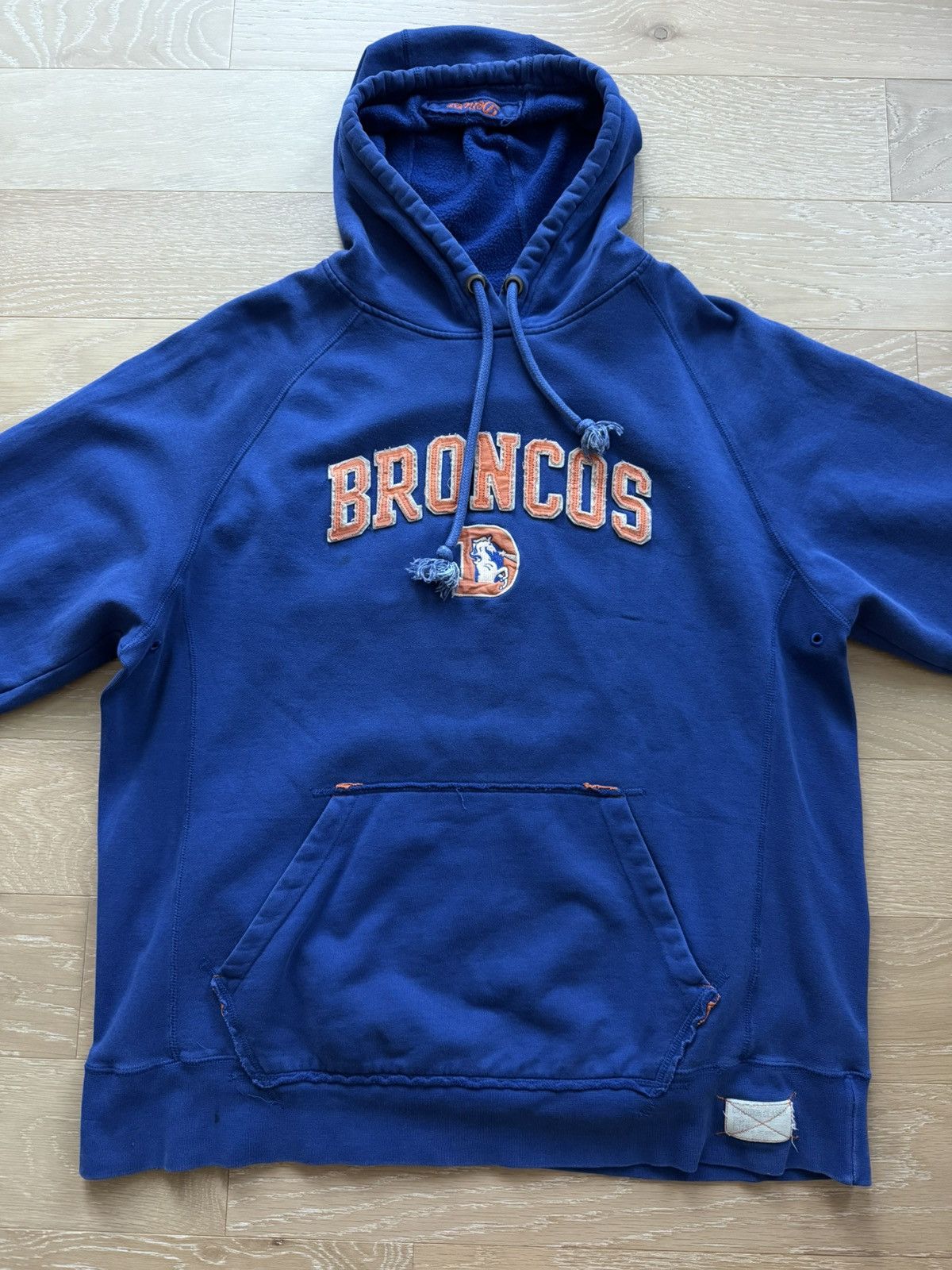 NFL Vintage Denver Broncos Hoodie Size US XL / EU 56 / 4 - 10 Thumbnail