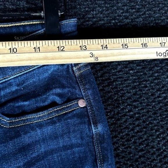 Vintage Judy Blue Skinny Jeans Womens 25 Dark Wash Denim JB82253DK High Rise Size 42" / US 20 - 7 Thumbnail