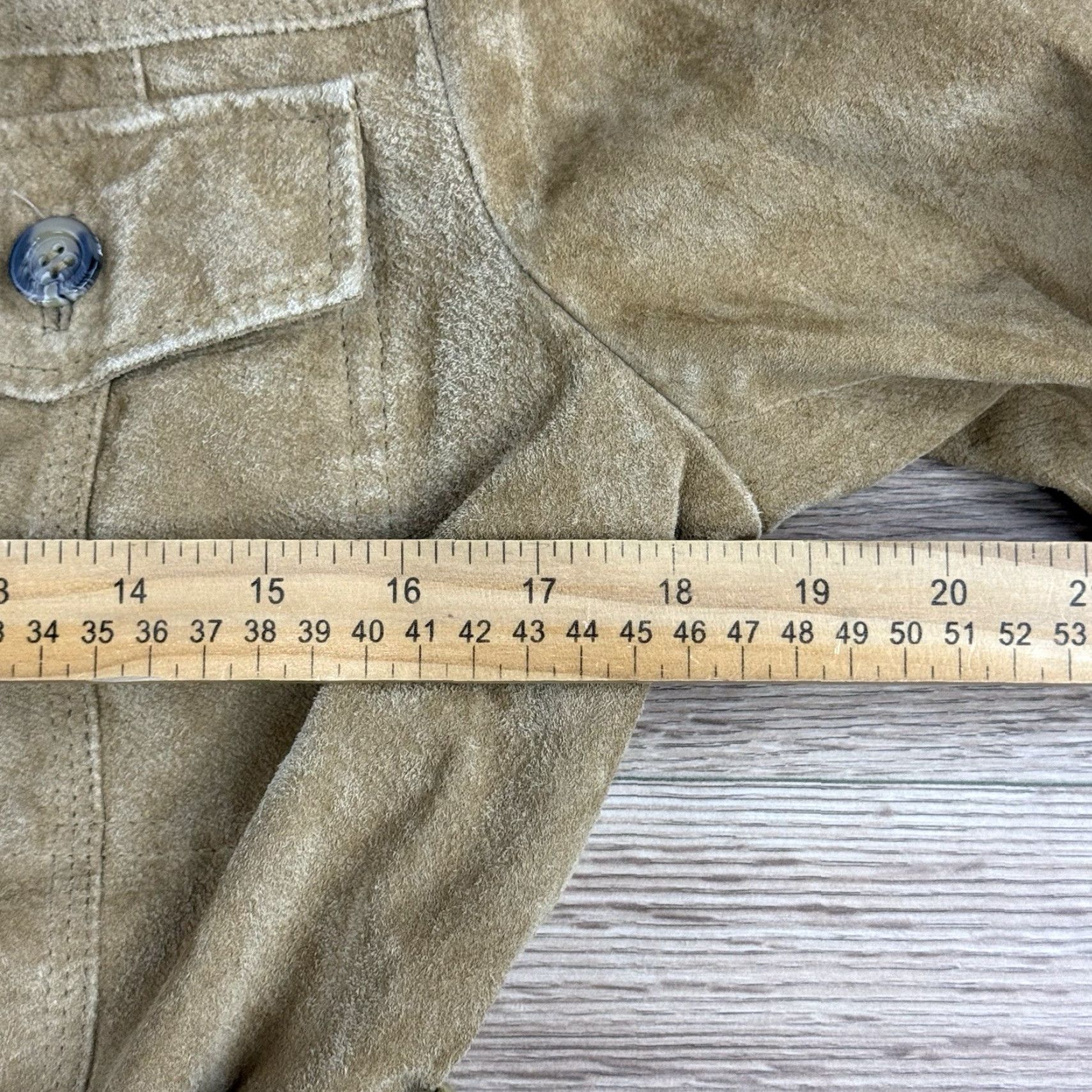 Vintage VINTAGE Ideal by Carson Kressly Brown Suede Button Up Jacket Belted Coat M Women Size M / US 6-8 / IT 42-44 - 6 Thumbnail