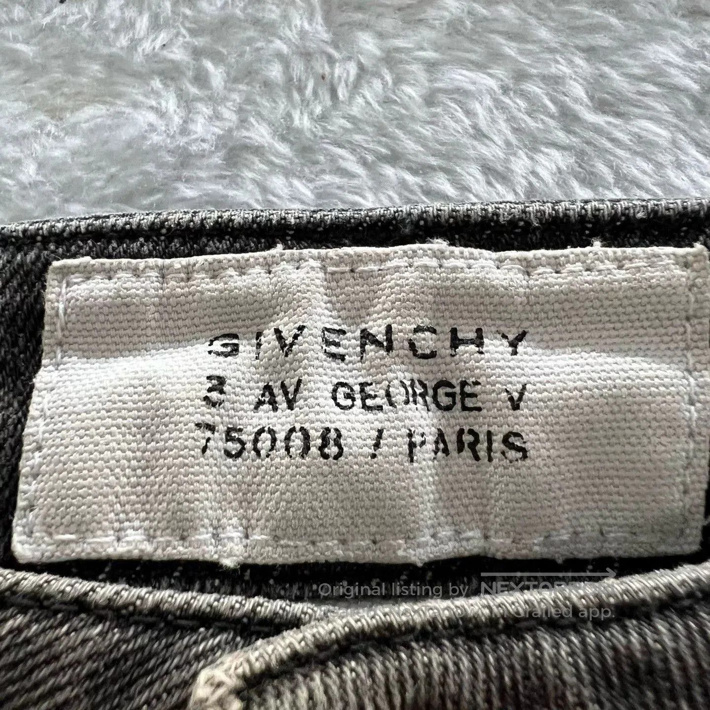 Givenchy givenchy gray washed denim pants size 38. Size US 38 / EU 54 - 3 Thumbnail