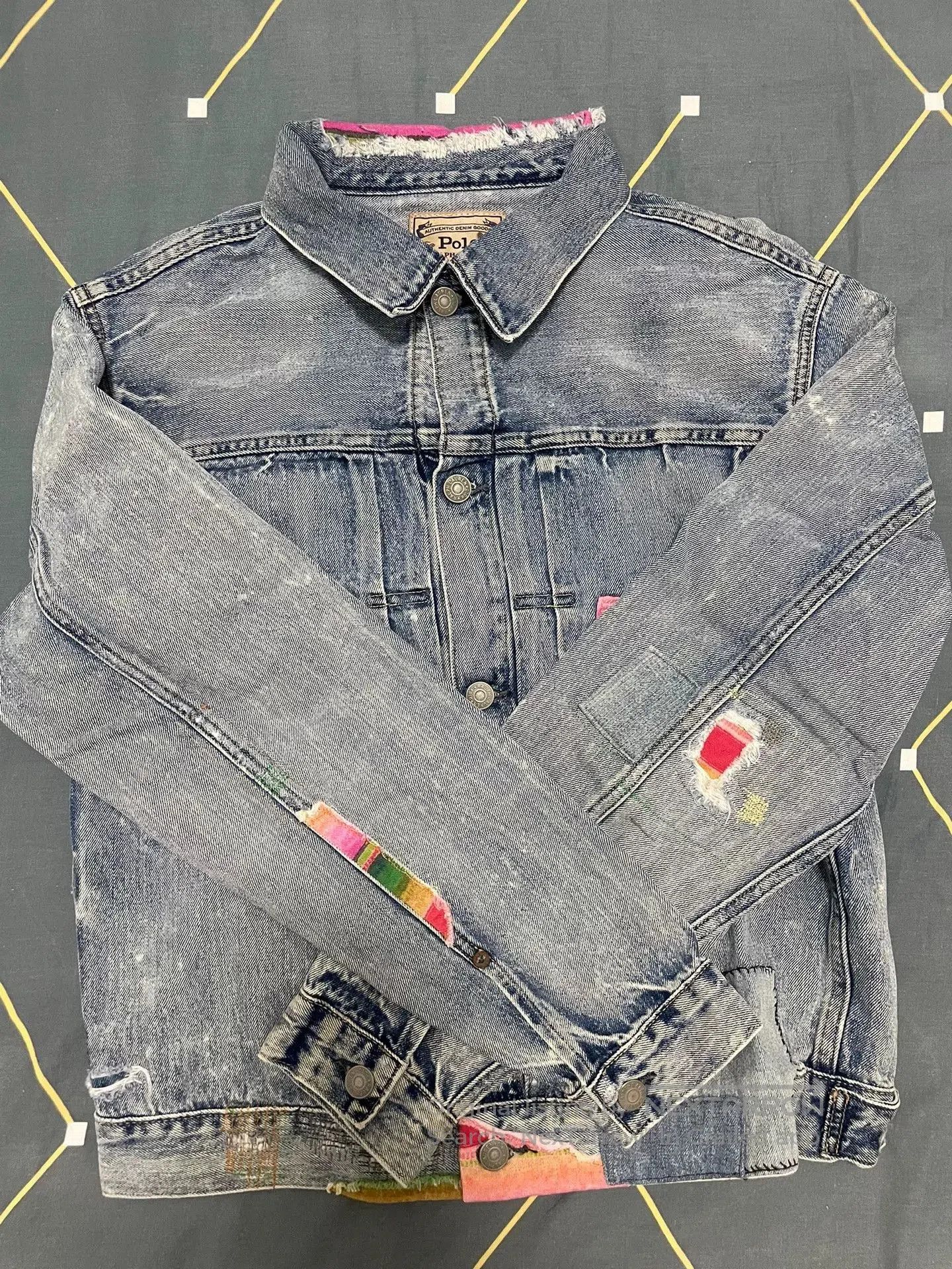 Polo Ralph Lauren Polo Ralph Lauren Distressed Denim Jacket. Size US S / EU 44-46 / 1 - 5 Thumbnail