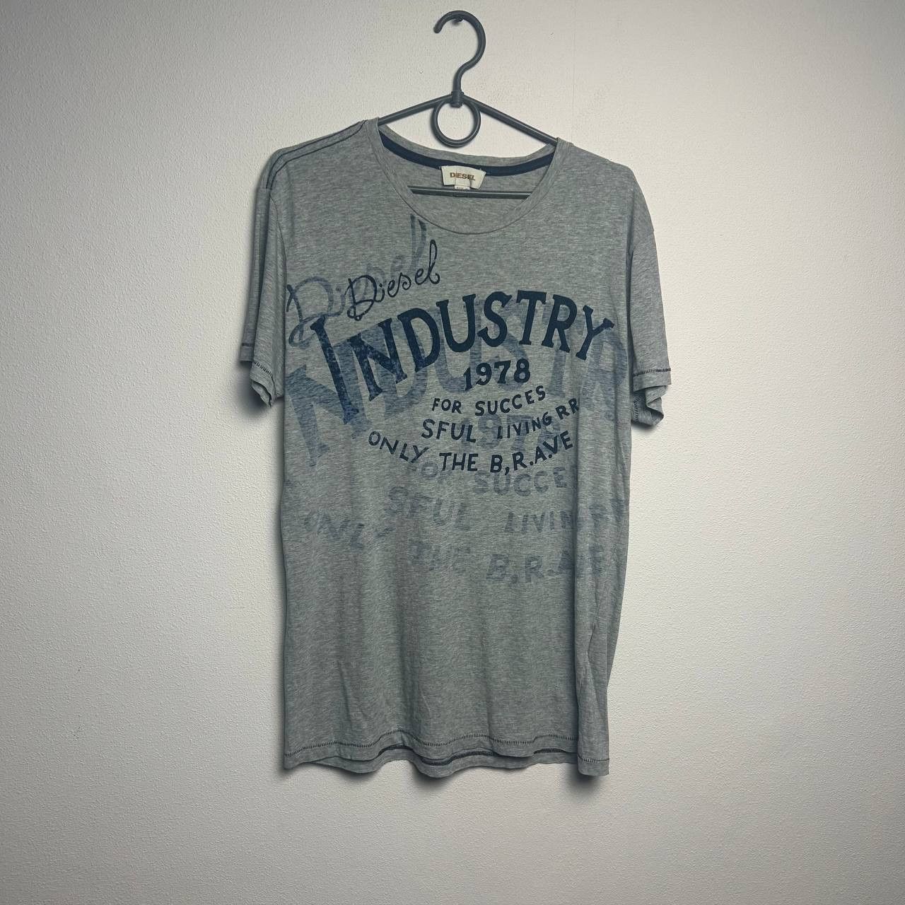 Diesel Designer Diesel Industry big graphic logo y2k japan tee Size US M / EU 48-50 / 2 - 1 Thumbnail