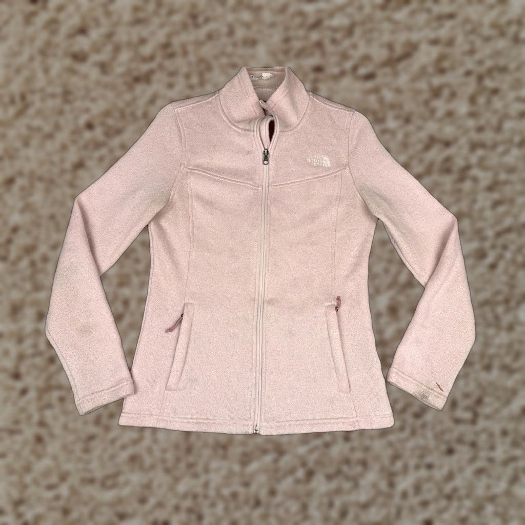 The North Face The North Face Jacket Womens Small Pink Fleece Full Zip Outdoor Hiking Warm Size S / US 4 / IT 40 - 1 Thumbnail