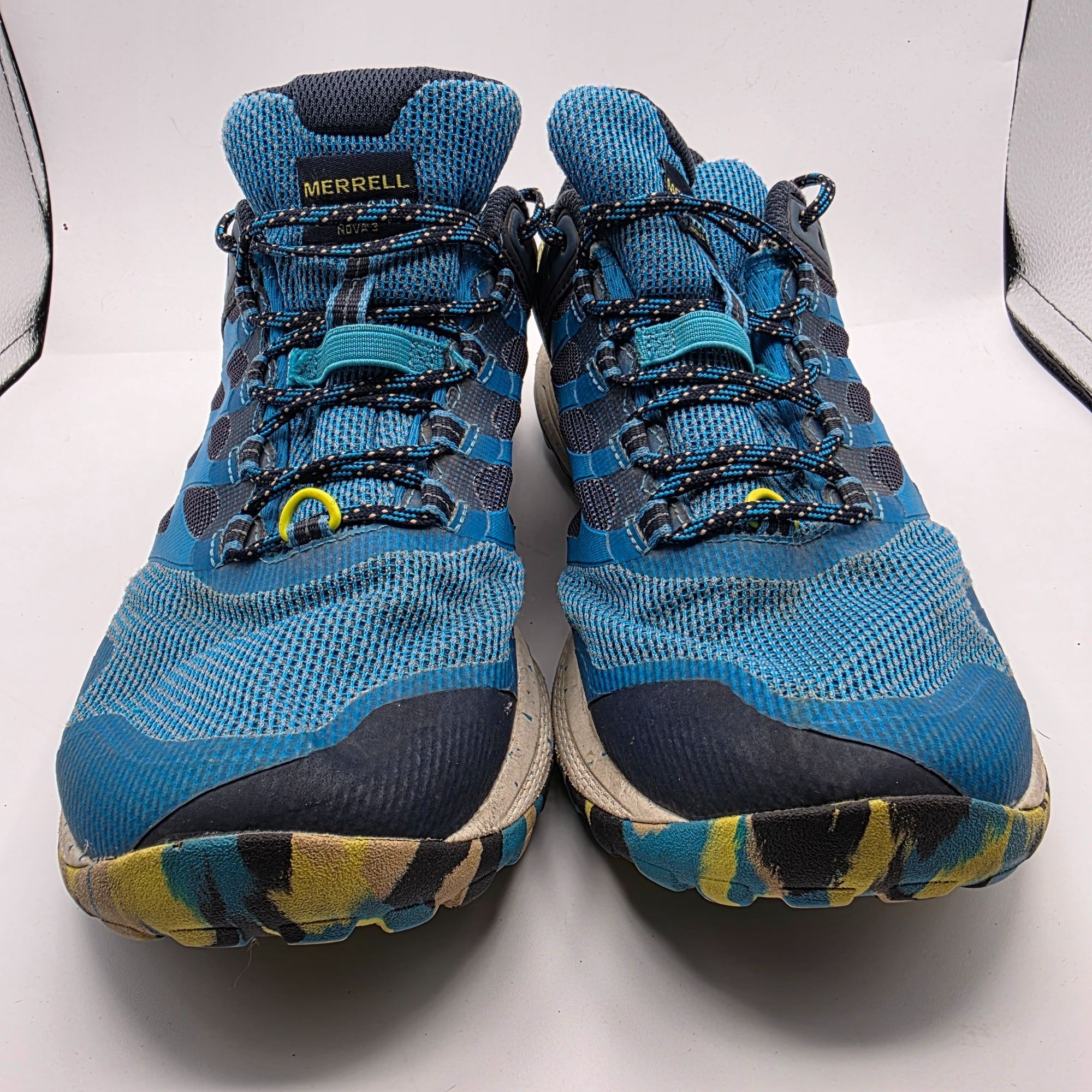 Merrell Merrell Nova 3 GTX Gore Tex Vibram Mens Size 11.5W Wide Blue Size US 11.5 / EU 44-45 - 2 Thumbnail
