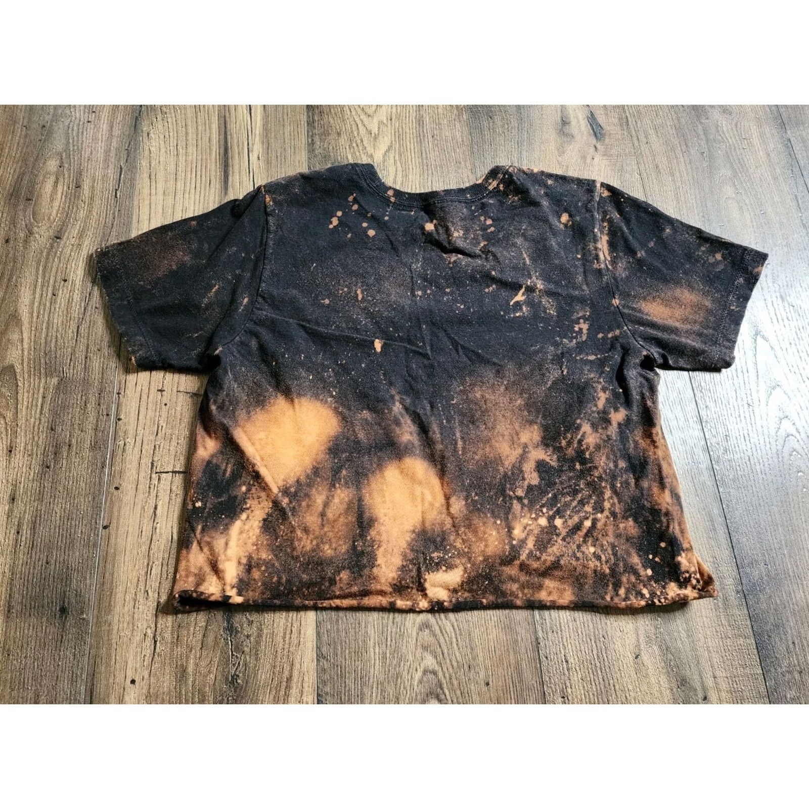 Vintage Womens M Pacific Gorillaz Self Titled Album Geep Rock Rap Cropped Bleach T Shirt Size M / US 6-8 / IT 42-44 - 4 Thumbnail