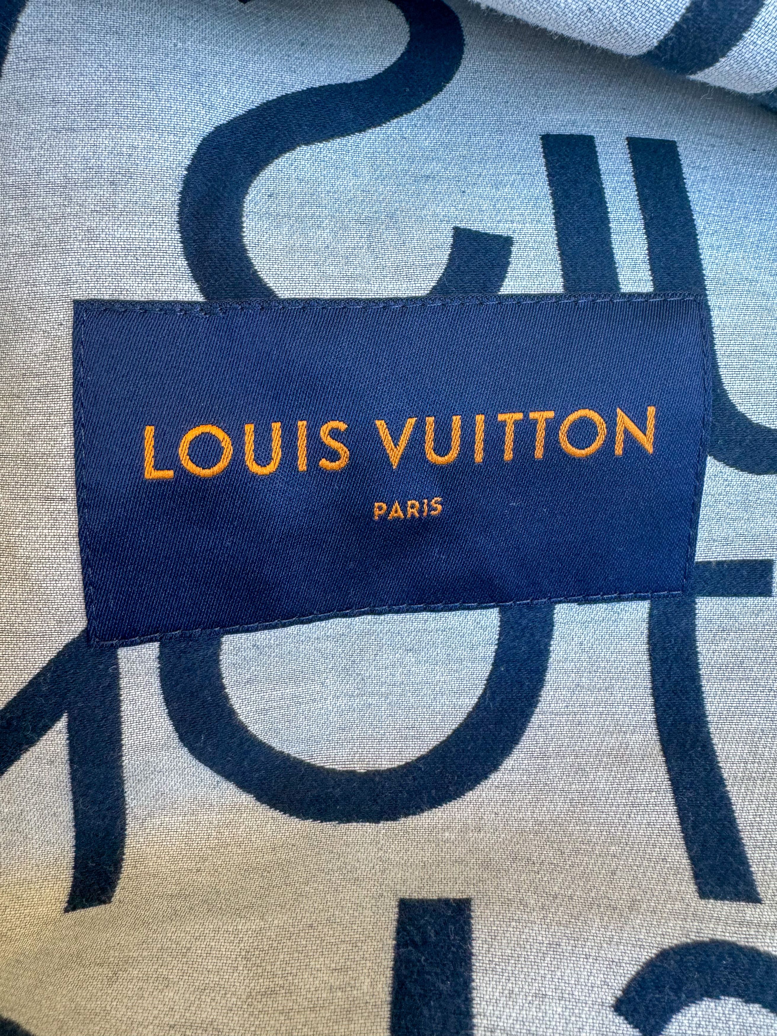 Louis Vuitton Louis Vuitton Blue & White Galaxy Packable Jacket Size US XXL / EU 58 / 5 - 3 Thumbnail