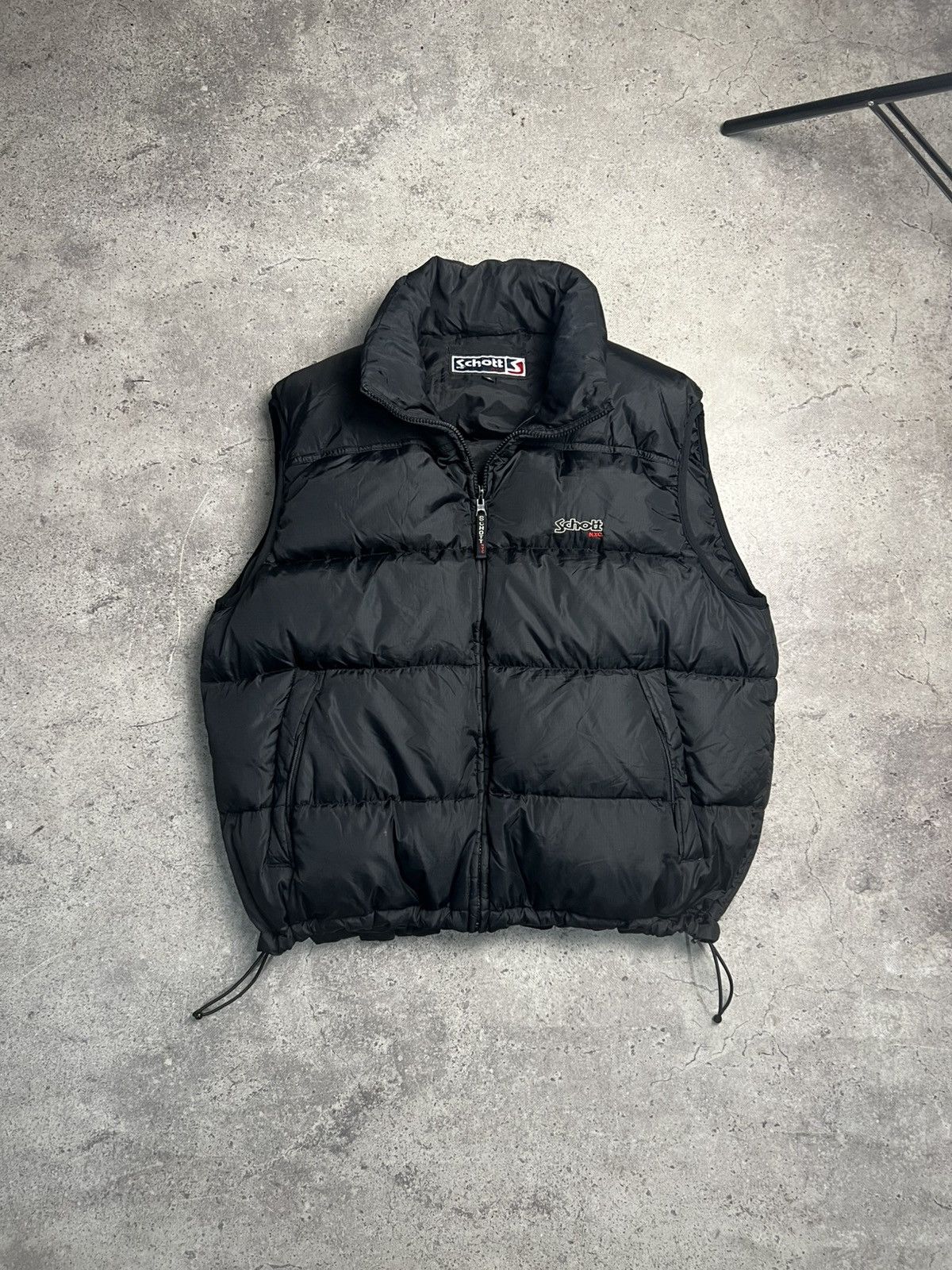 Schott Vintage Schott Down Puffer Vest Size US L / EU 52-54 / 3 - 1 Thumbnail