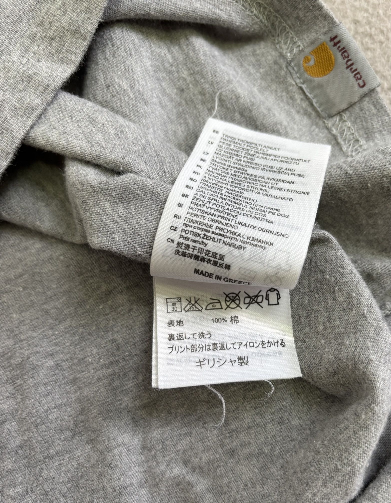 Carhartt Carhartt Team Pocket Gray T-shirt Medium Size US M / EU 48-50 / 2 - 15 Thumbnail