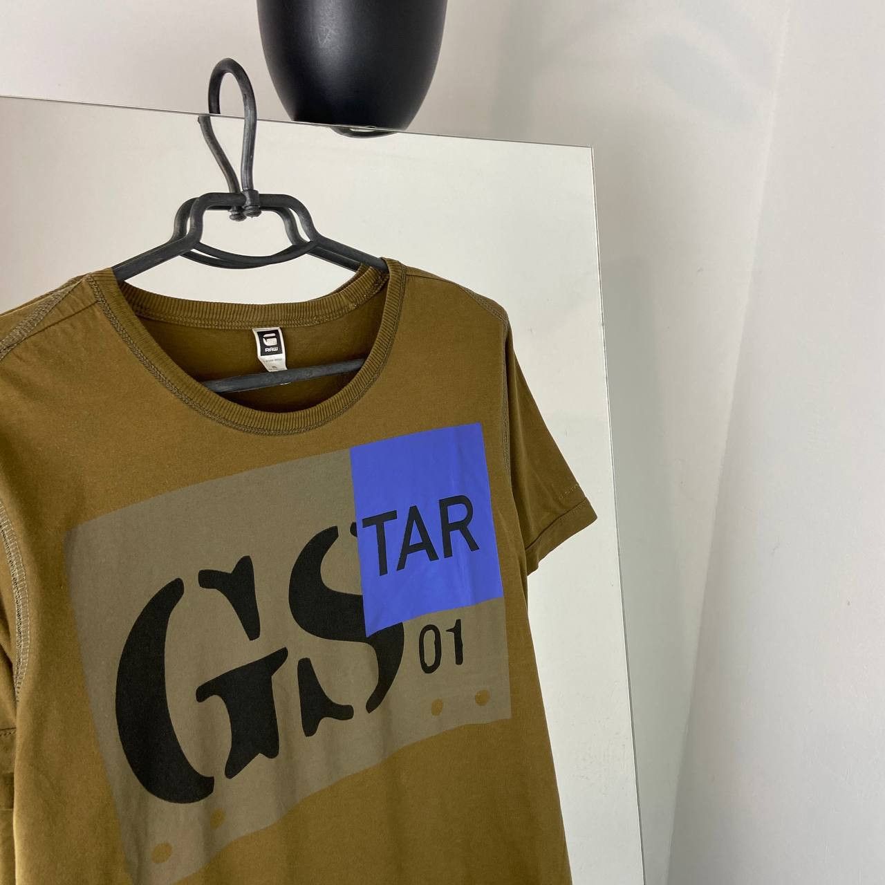 G-Star G-Star Raw Big Logo Vintage T-Shirt Brown Size US M / EU 48-50 / 2 - 2 Thumbnail