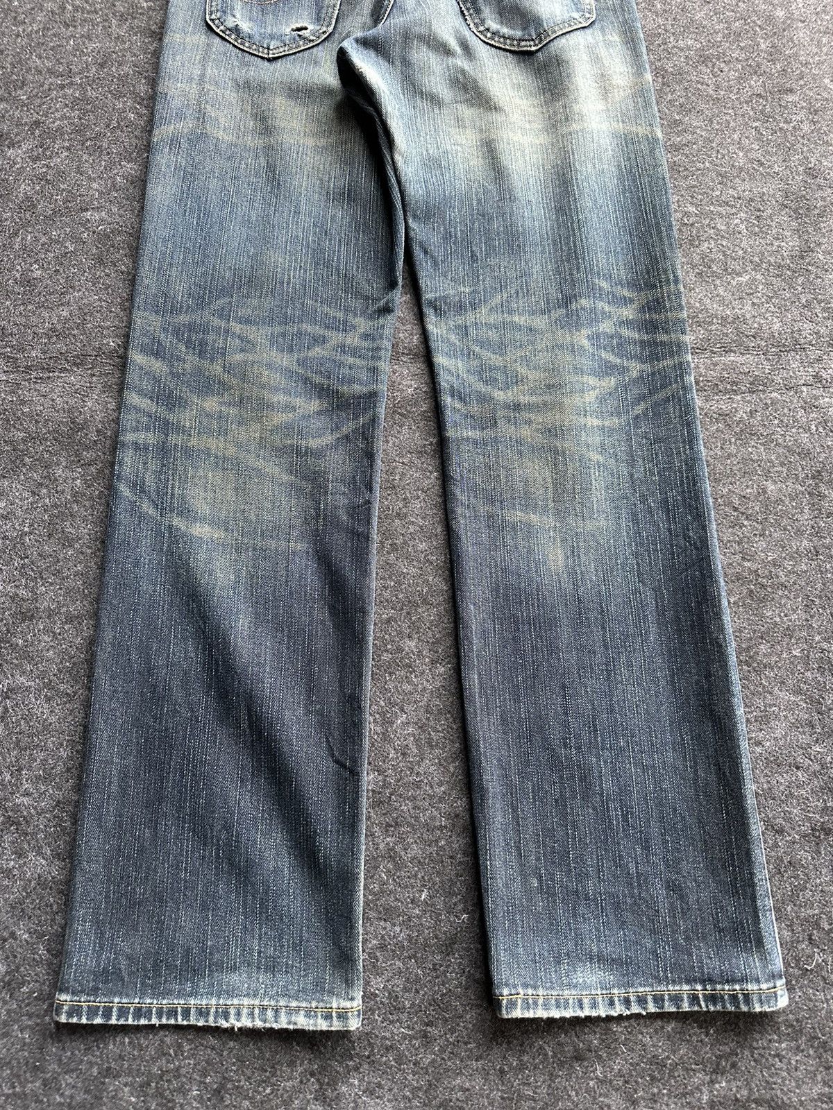 Lee Lee Riders Stone Washed Vintage Denim 29x32 D413 Size US 29 - 6 Thumbnail