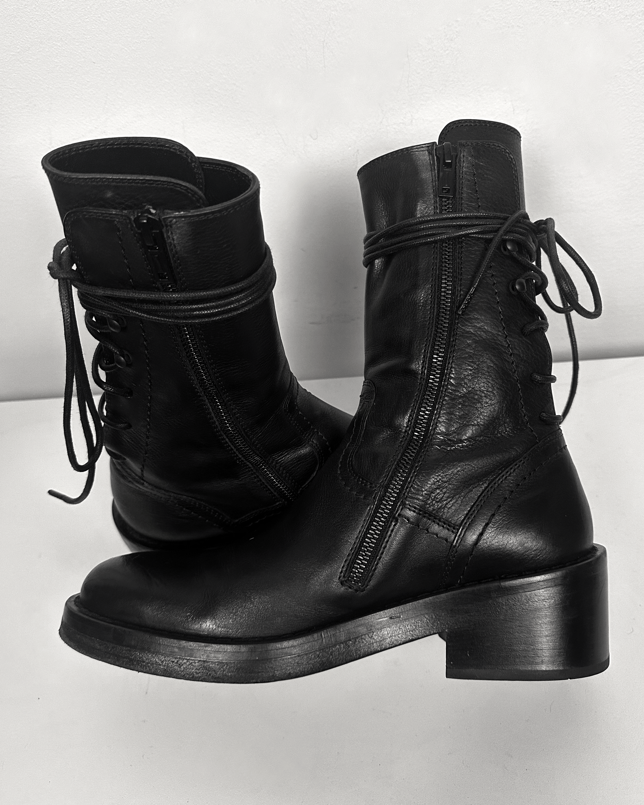 Ann Demeulemeester Ann Demeulemeester Backlace Vitello Boots Size US 7.5 / EU 40-41 - 7 Thumbnail