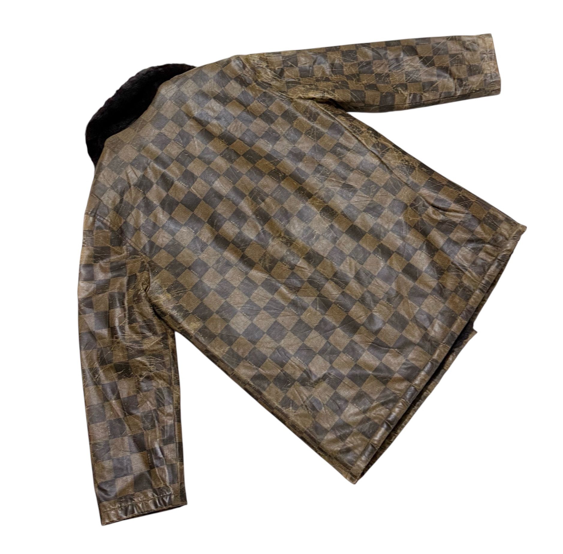 Fendi Fendi Monogram Shearling Distressed Jacket Size US S / EU 44-46 / 1 - 6 Thumbnail