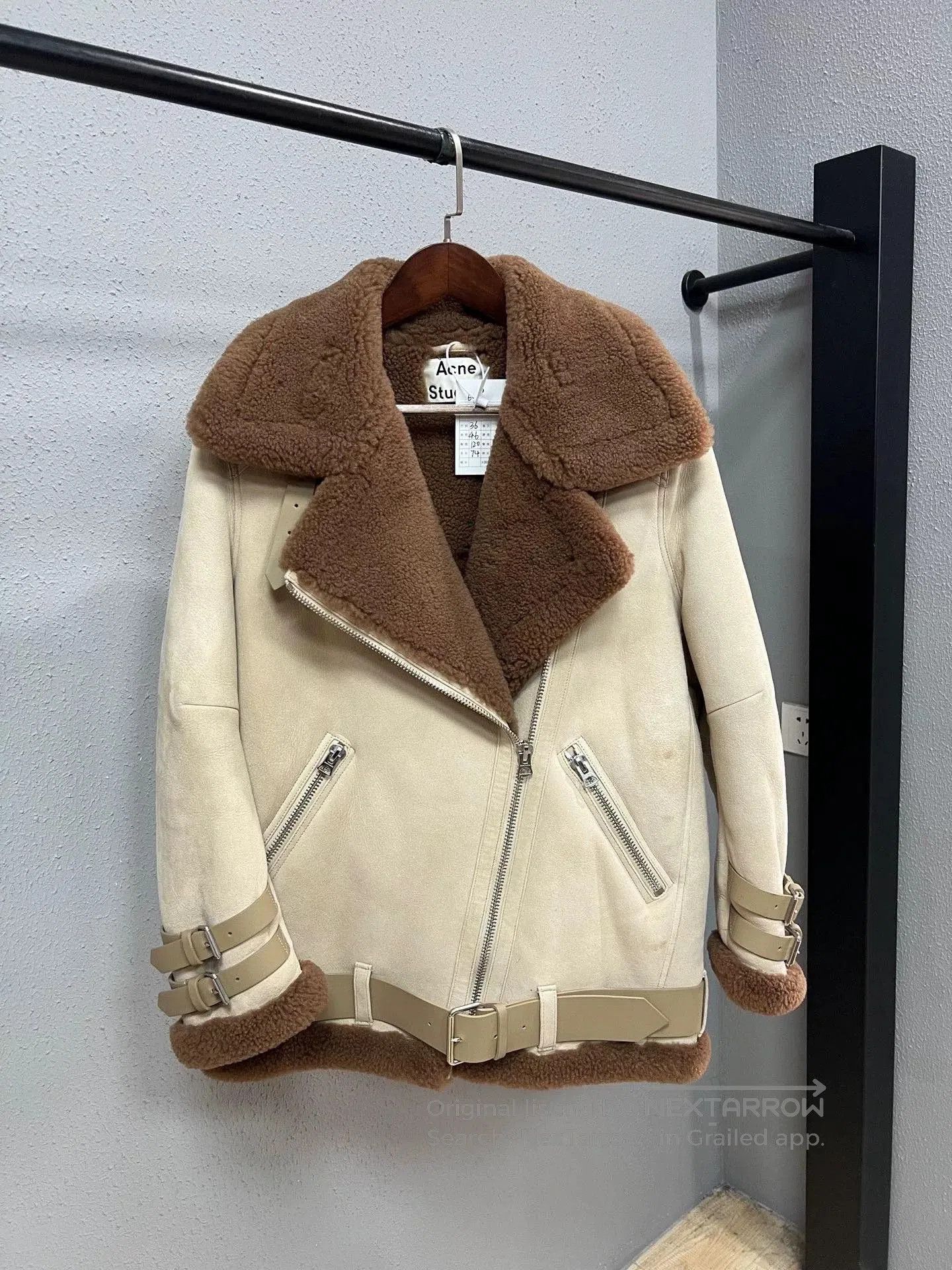 Acne Studios acne studios beige teddy coat size 36. Size S / US 4 / IT 40 - 1 Thumbnail