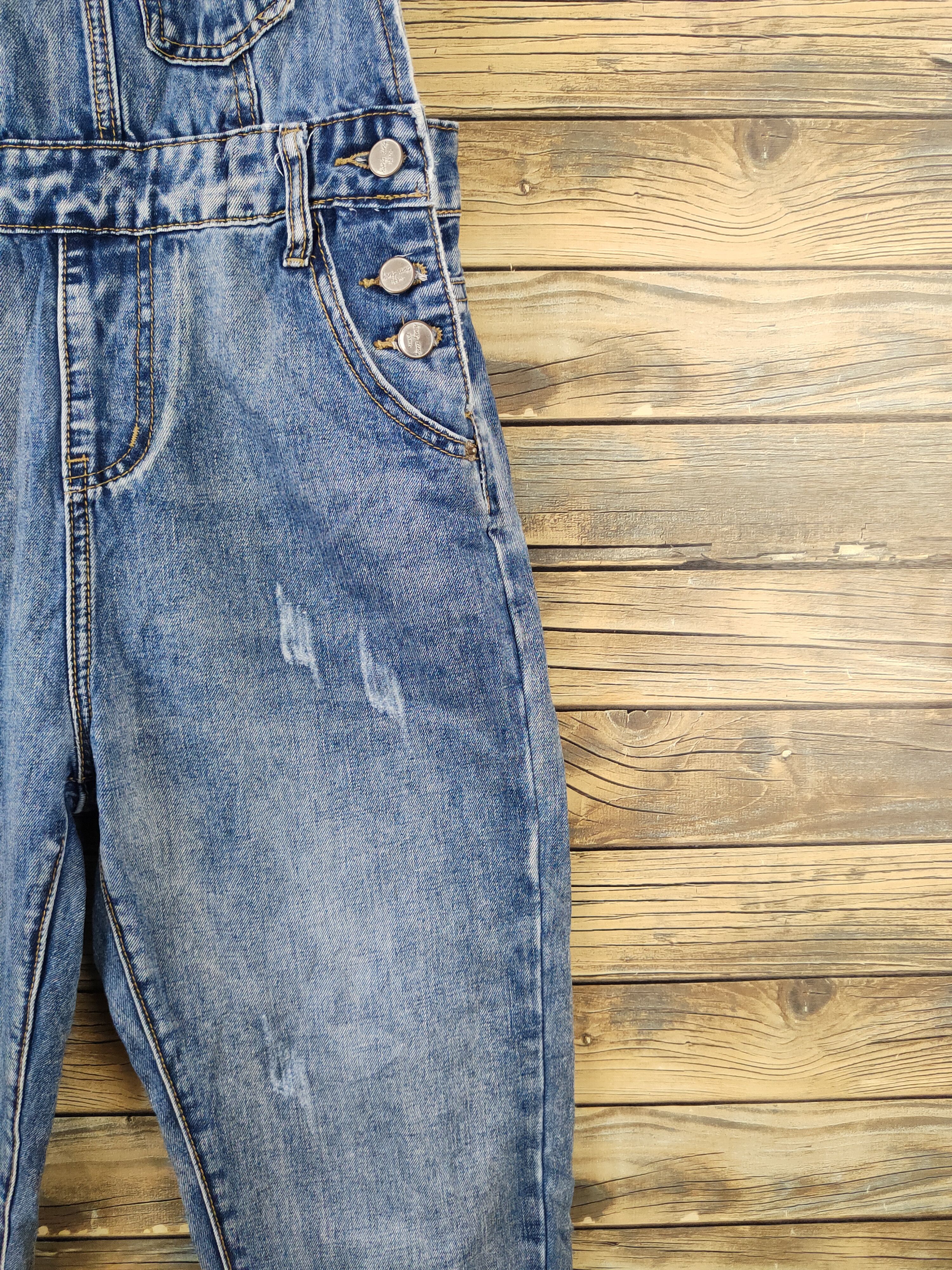 Japanese Brand × Vintage Vintage Japanese Brand Blue Denim Jumpsuits Size 31" - 8 Thumbnail