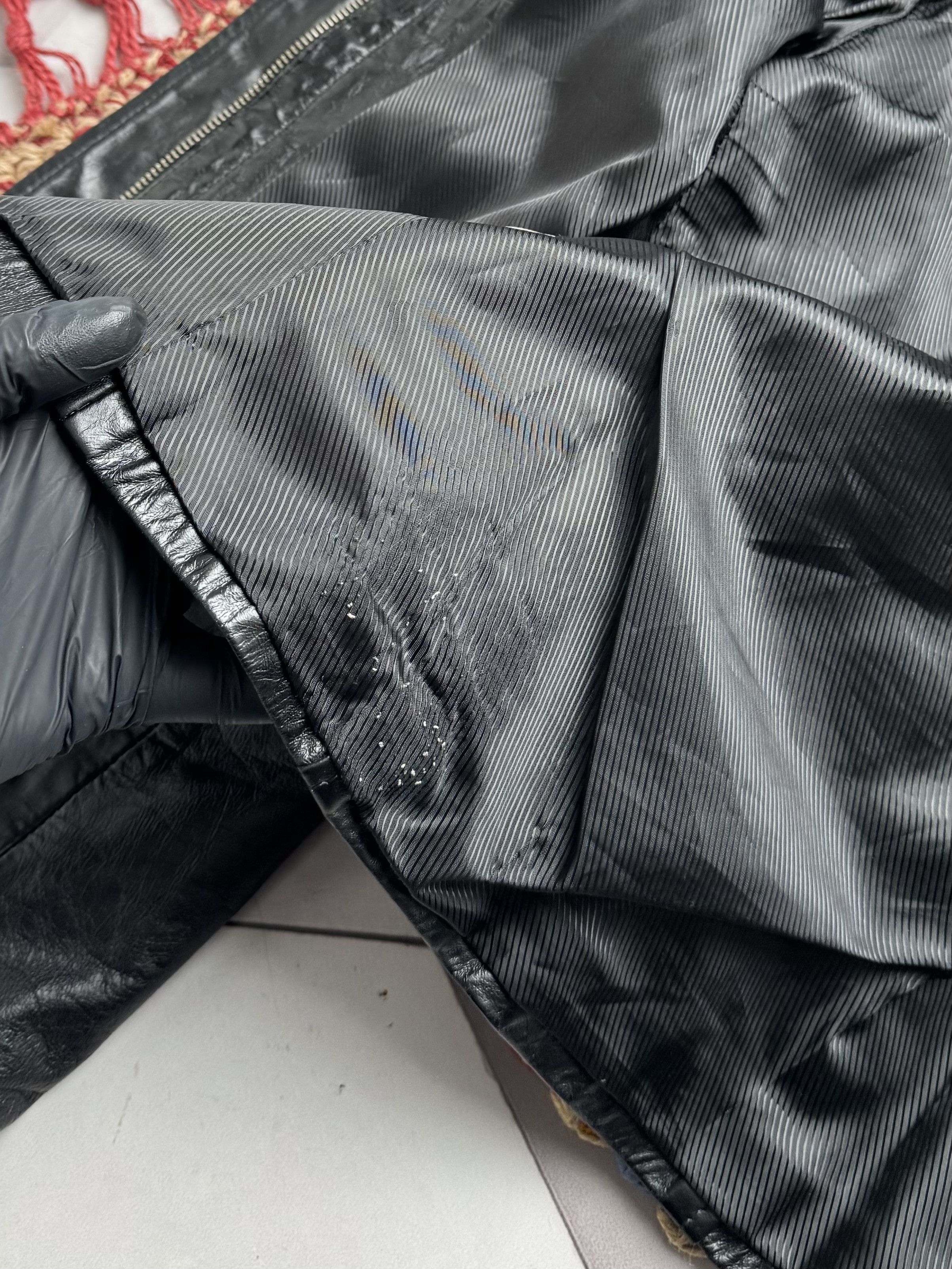 Vintage Vintage Cropped Leather Jacket (E4) Size M / US 6-8 / IT 42-44 - 6 Thumbnail