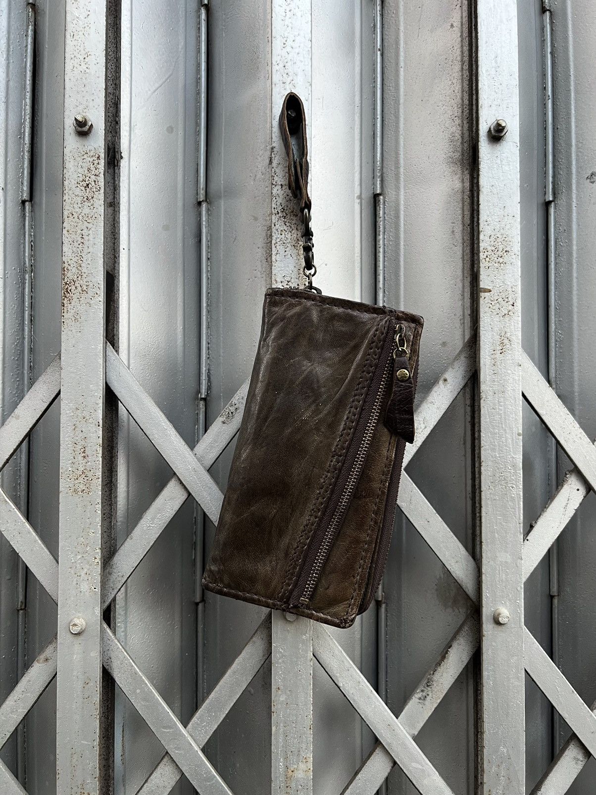 Genuine Leather Vintage Leather Wallet Multi Pocket Feel like Ifsixwasnine Size ONE SIZE - 2 Thumbnail