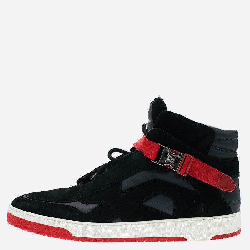 Louis Vuitton Louis Vuitton Black Suede Slipstream High Top