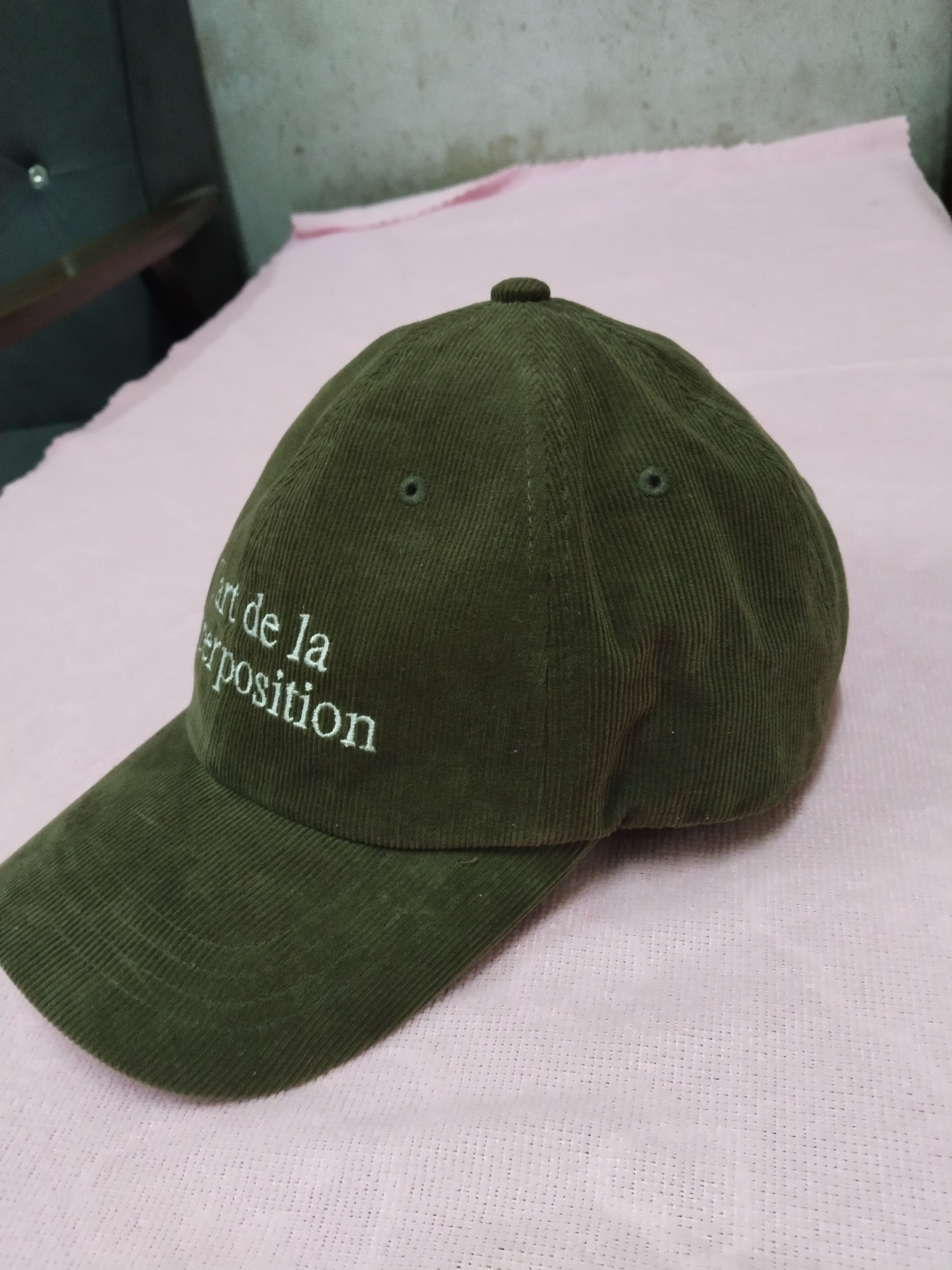 Japanese Brand STUDIO TOMBOY GAGNAM STYLE CUDUROY HAT Size ONE SIZE - 3 Thumbnail