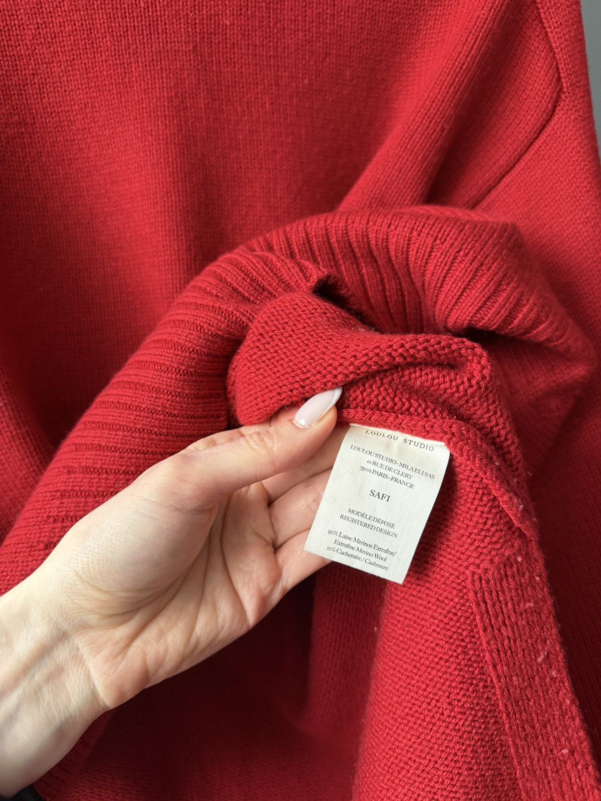 Other Lou Lou Studio Safi Merino Wool & Cashmere Blend Sweater Size S / US 4 / IT 40 - 6 Thumbnail