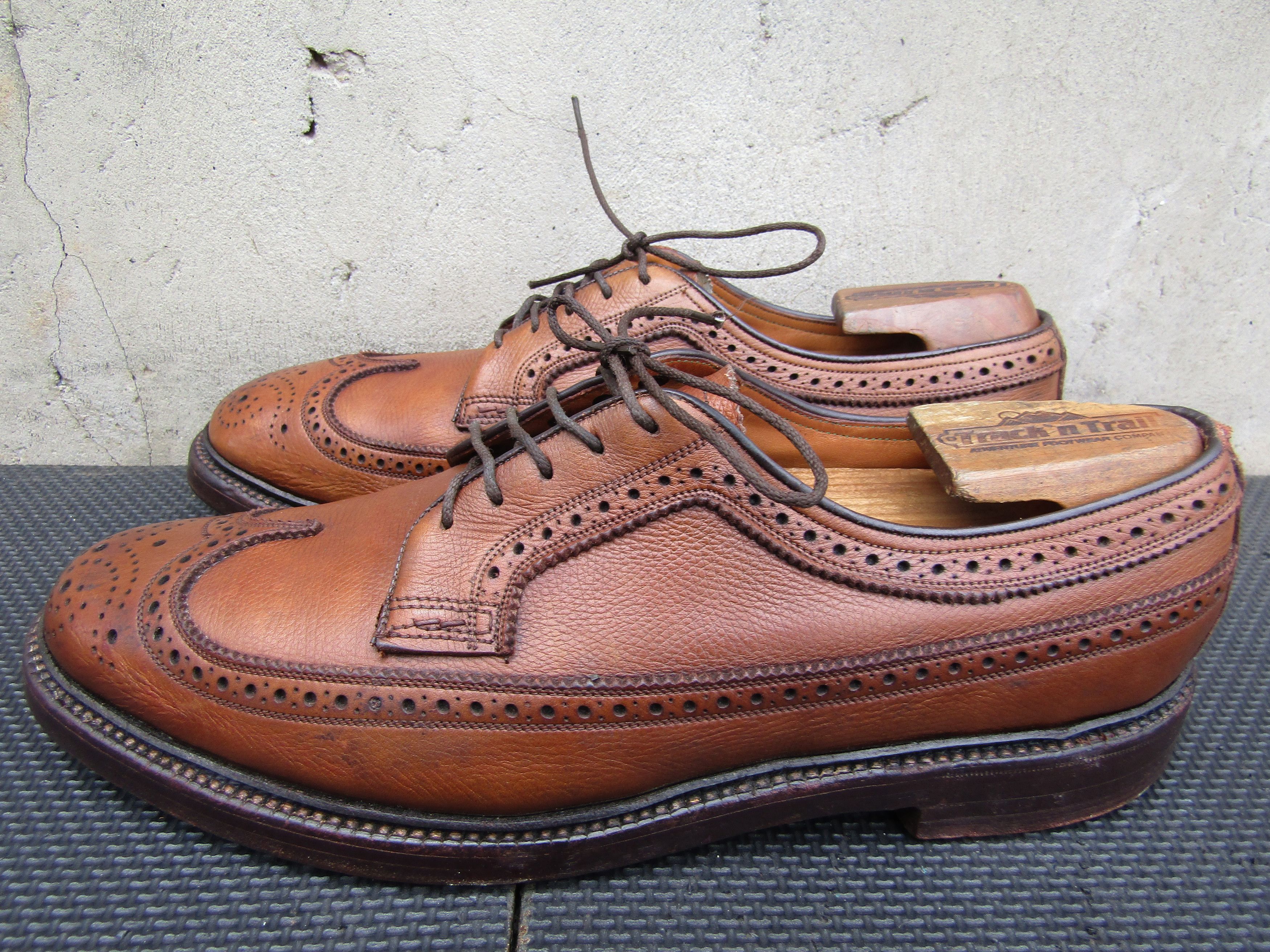 Florsheim Vtg Florsheim Imperial 93602 Kenmoor Rare V-Cleat Longwing Size US 8 / EU 41 - 6 Thumbnail