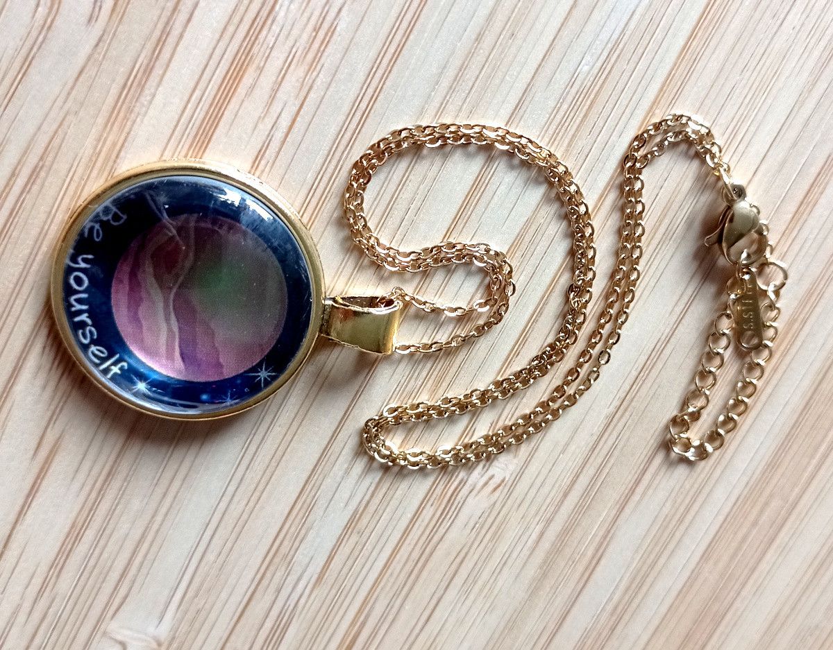 Hysteric Glamour × Japanese Brand × Vintage Punk Tiny Planet Mars Stainless Steel Gold Necklace Unique Size ONE SIZE - 6 Thumbnail