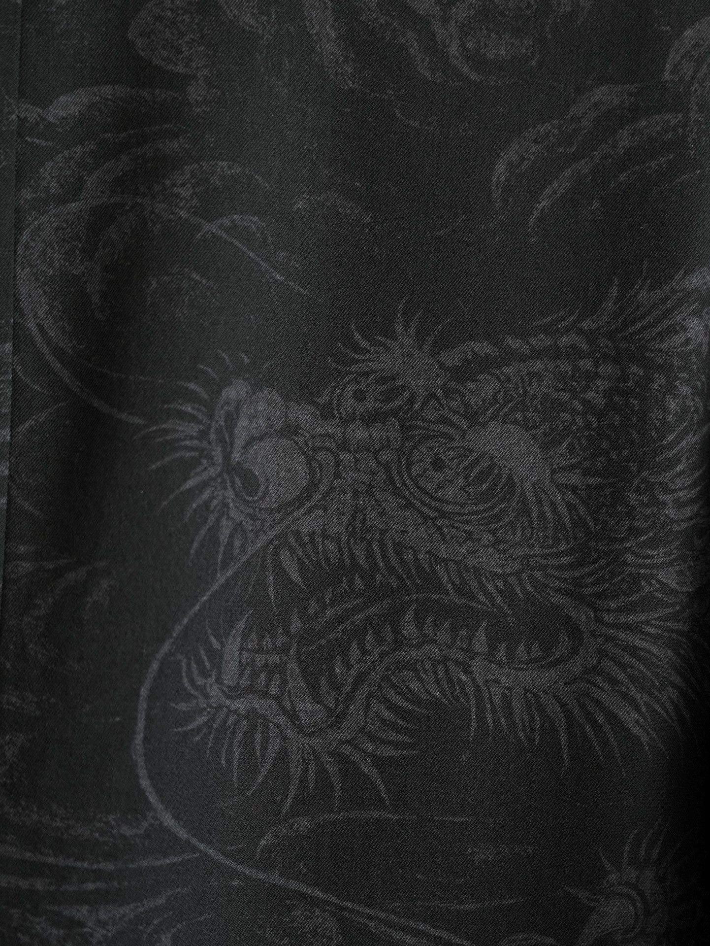 Yohji Yamamoto Yohji Yamamoto 22AW Resist Dye Old Dragon Cloud Jacket Size US L / EU 52-54 / 3 - 8 Thumbnail