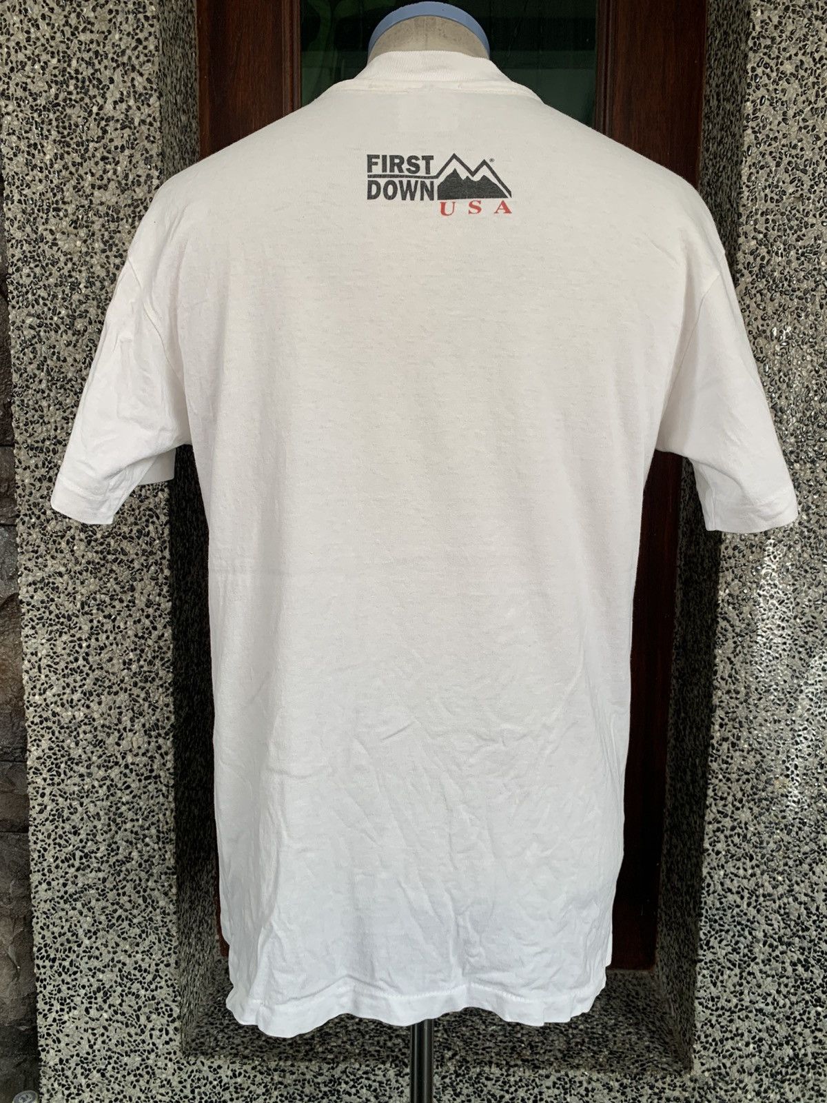 Vintage Vintage 90s First Down Big Logo T Shirt Size US M / EU 48-50 / 2 - 6 Thumbnail