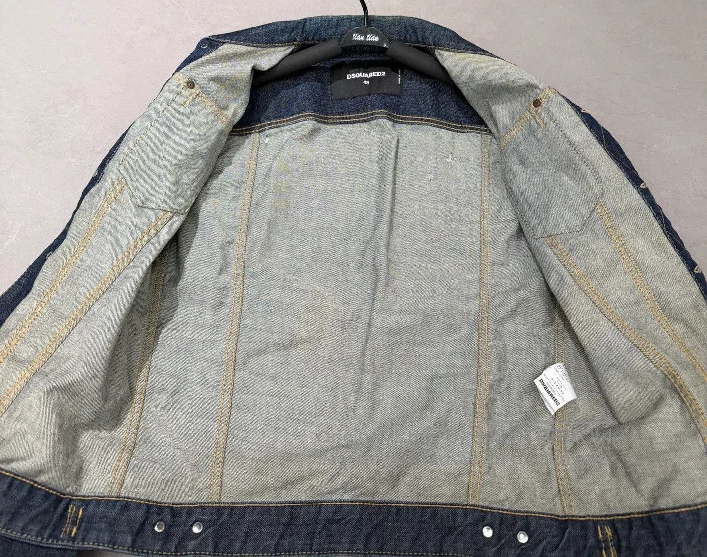 Dsquared2 DSquared2 Men's Blue Denim Jacket. Size US M / EU 48-50 / 2 - 7 Thumbnail