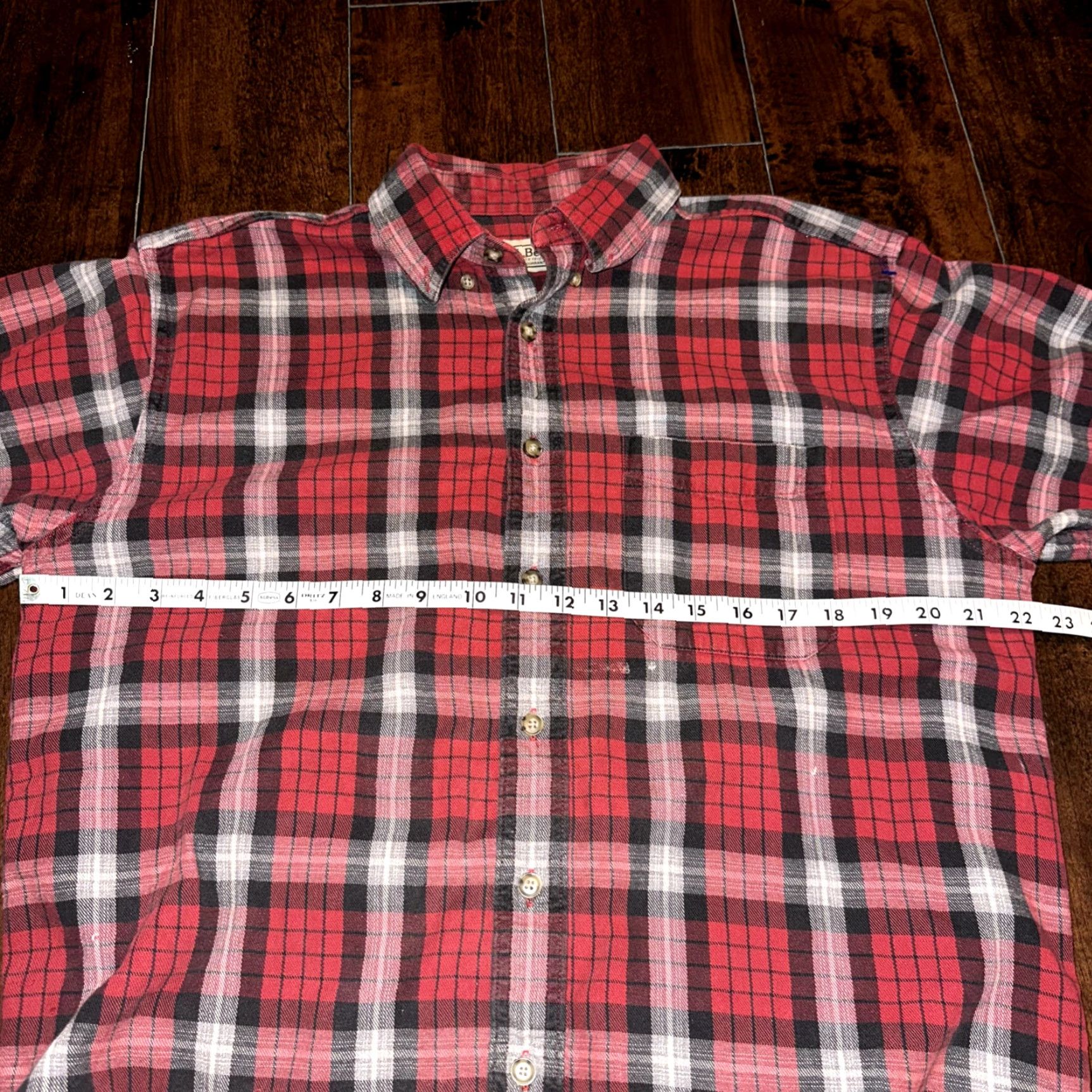 Vintage VINTAGE LL Bean Shirt Jacket Mens Medium Red Flannel Chore Barn Button Down Fall Basic Size US M / EU 48-50 / 2 - 6 Thumbnail