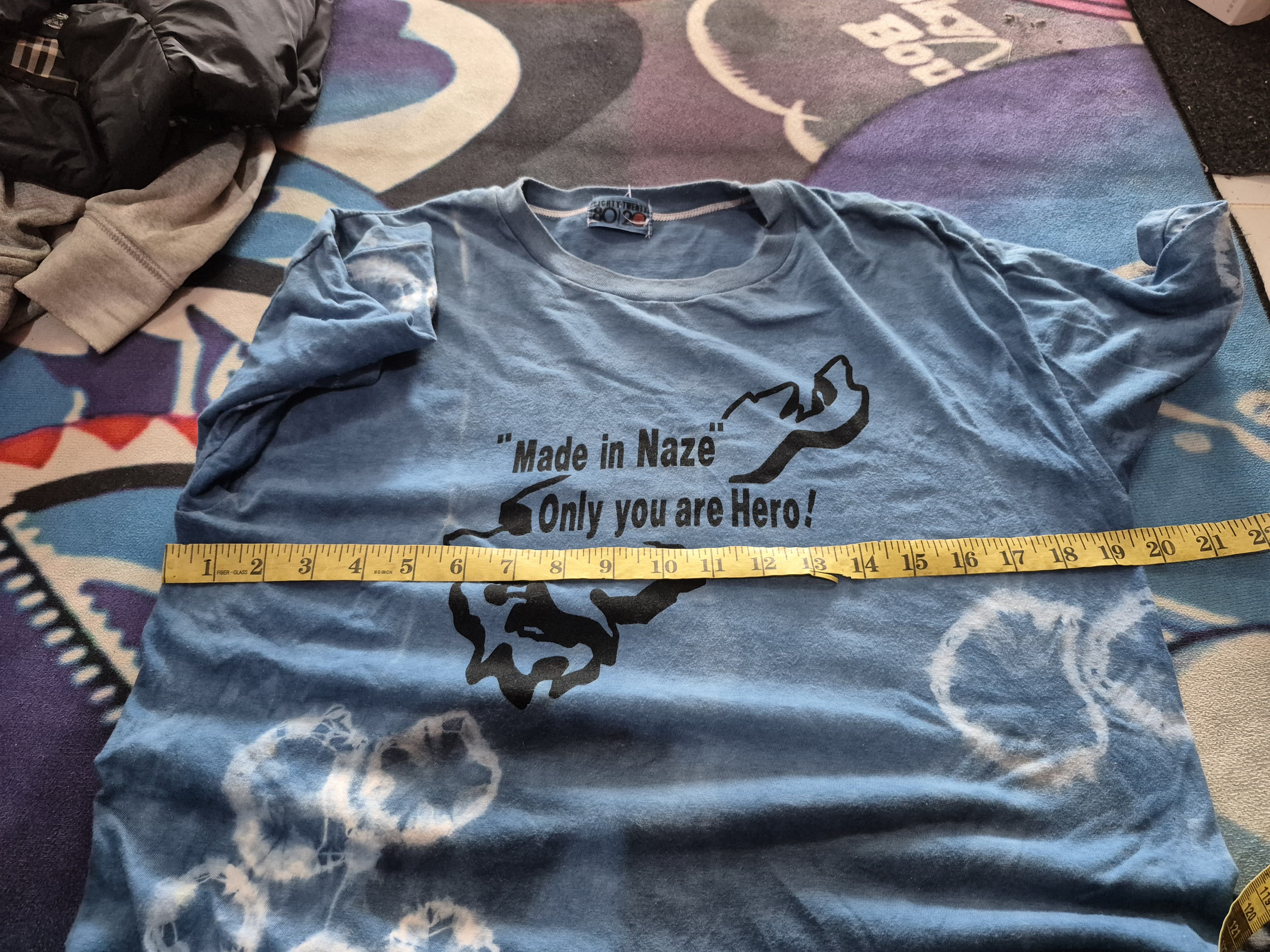 Vintage 🔥 Vintage Naze Hero Tie Dye Tee Size US M / EU 48-50 / 2 - 12 Thumbnail