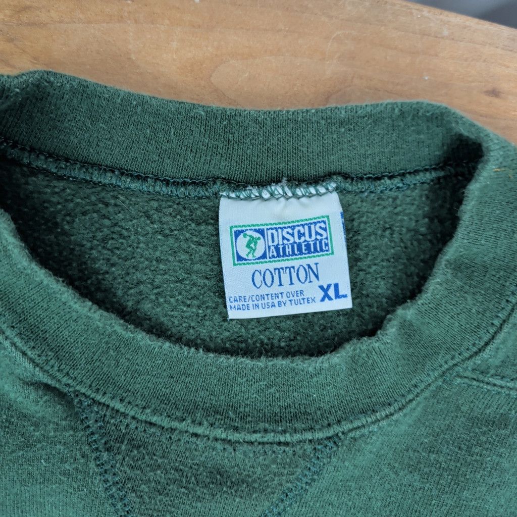 Tultex Vintage Tultex USA Made Cape Cod Green Sweatshirt XL Size US XL / EU 56 / 4 - 2 Thumbnail