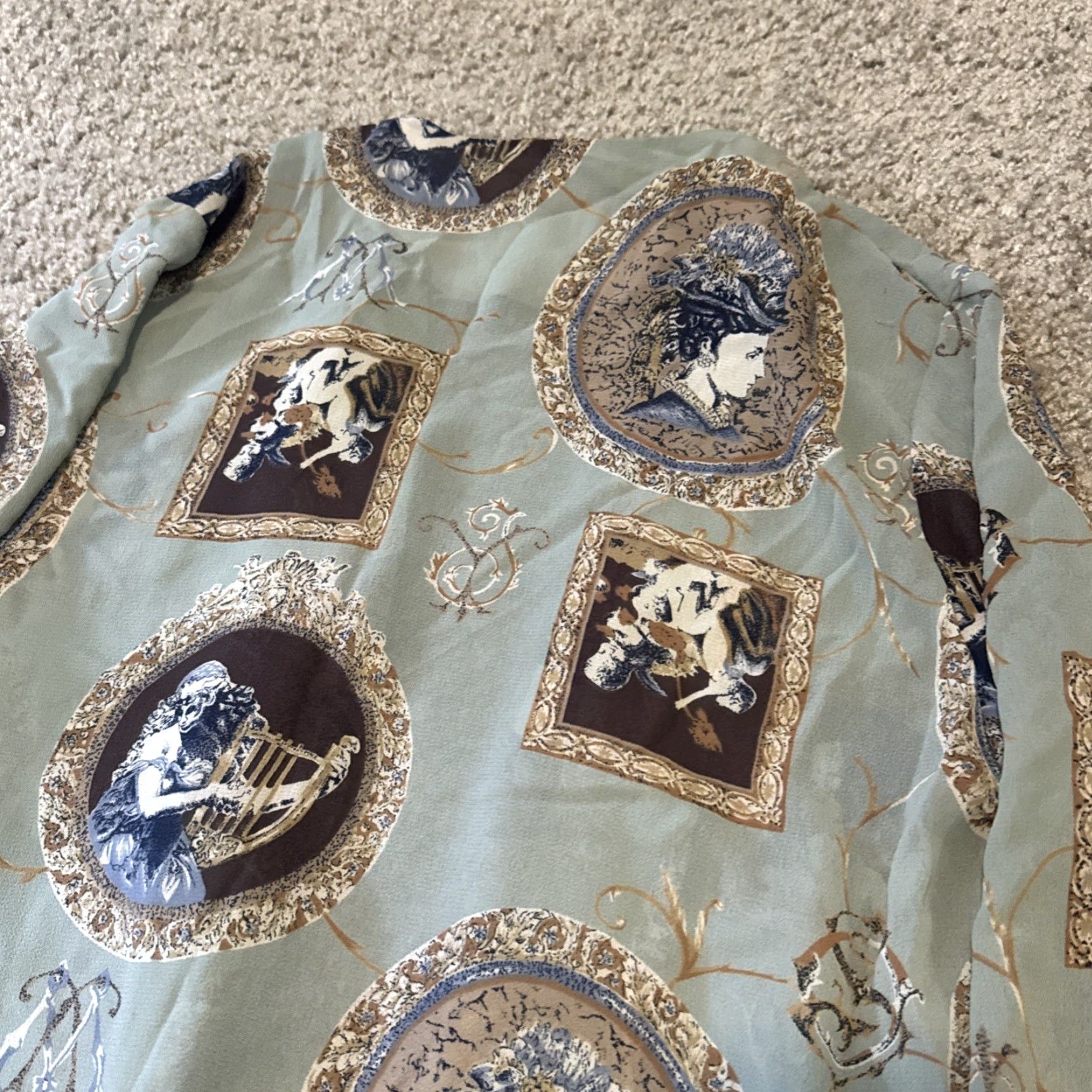 Vintage VINTAGE Always USA Women’s Blouse Size L / US 10 / IT 46 - 7 Thumbnail