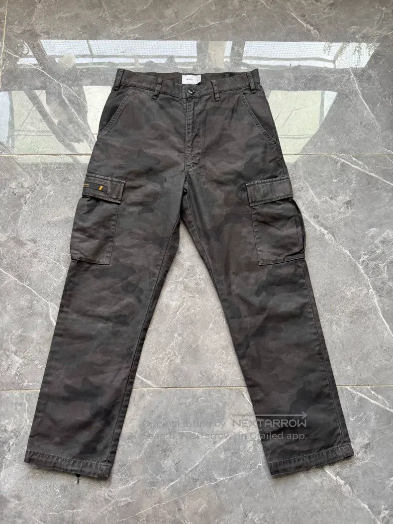 Wtaps Wtaps size 1 Dark camouflage wide-leg military pants Size US 39 - 1 Thumbnail