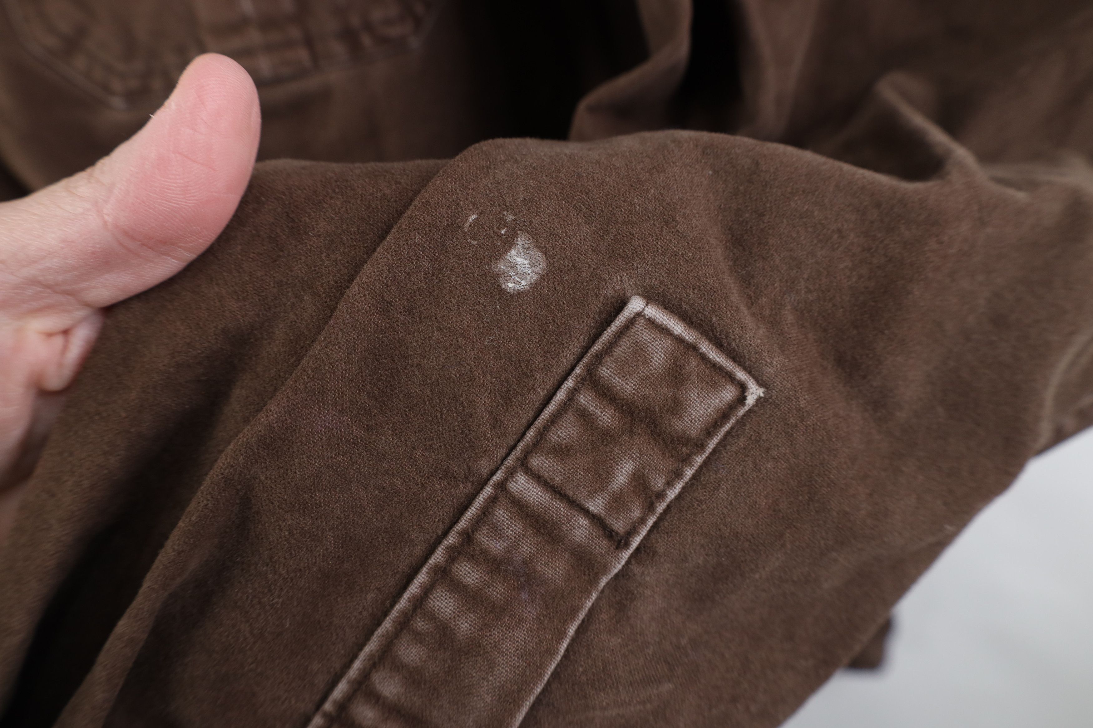 Vintage Vintage 90s Y2K Streetwear Chamois Coth Button Shirt Brown Size US XXL / EU 58 / 5 - 8 Thumbnail