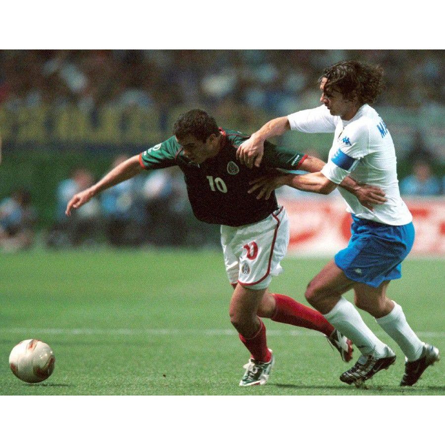 Atletica Blanco Mexico 2002 WORLD CUP Atletica Home Jersey M Size US M / EU 48-50 / 2 - 10 Thumbnail