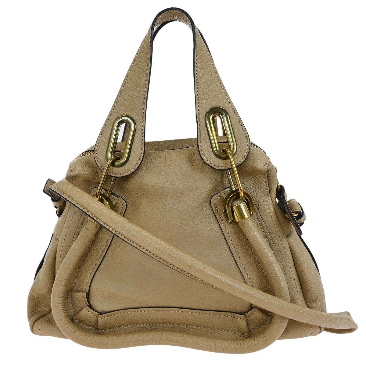 Chloe Chloe Paraty Top Handle Bag Leather Size ONE SIZE - 1 Thumbnail