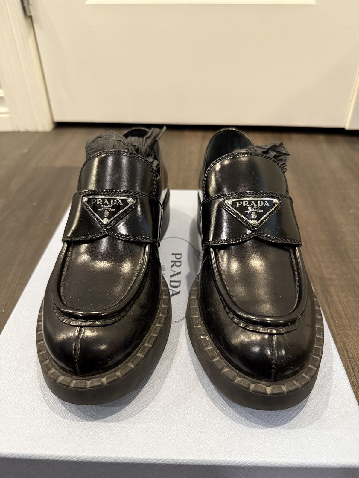 Prada Prada Loafers size 37 Size US 6.5 / IT 36.5 - 1 Thumbnail