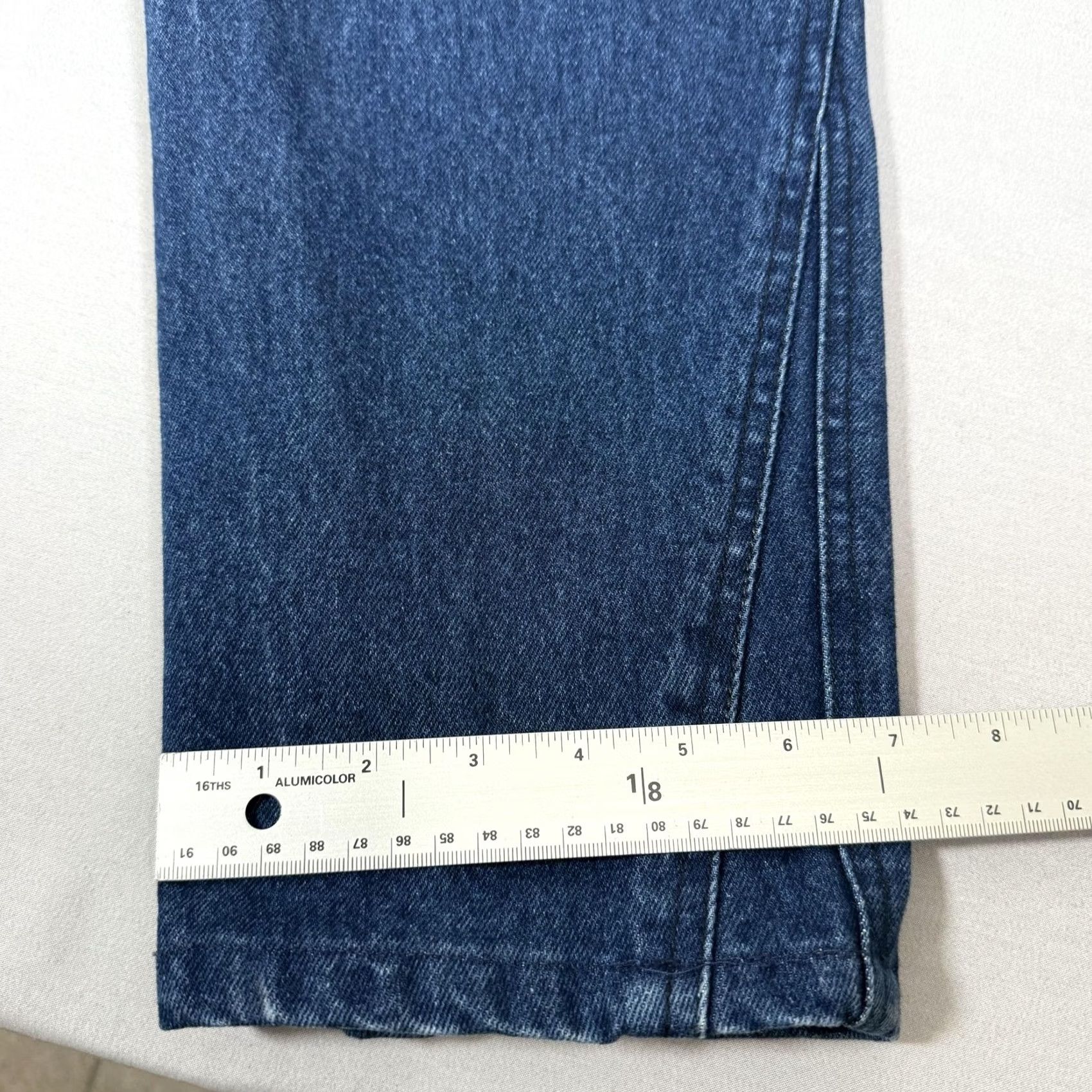 Denime VINTAGE Blaze Jeans Womens Jeans 90s Blue High Rise Slim Fit Denim Pants Western 90s Girls Womens Size 34" / US 12 / IT 48 - 6 Thumbnail