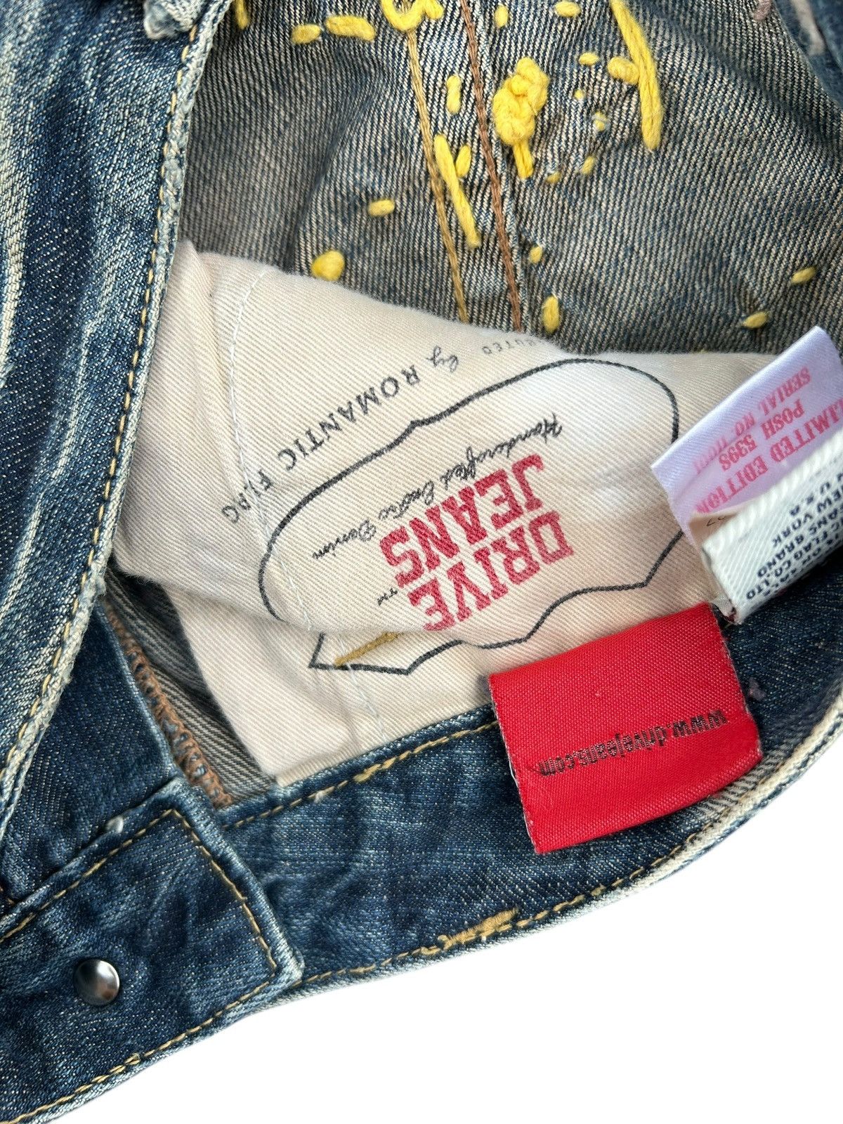 Kapital × Undercover × Vintage Flare Japanese Drive Jeans Sunfaded Denim Jeans Size US 31 - 15 Thumbnail